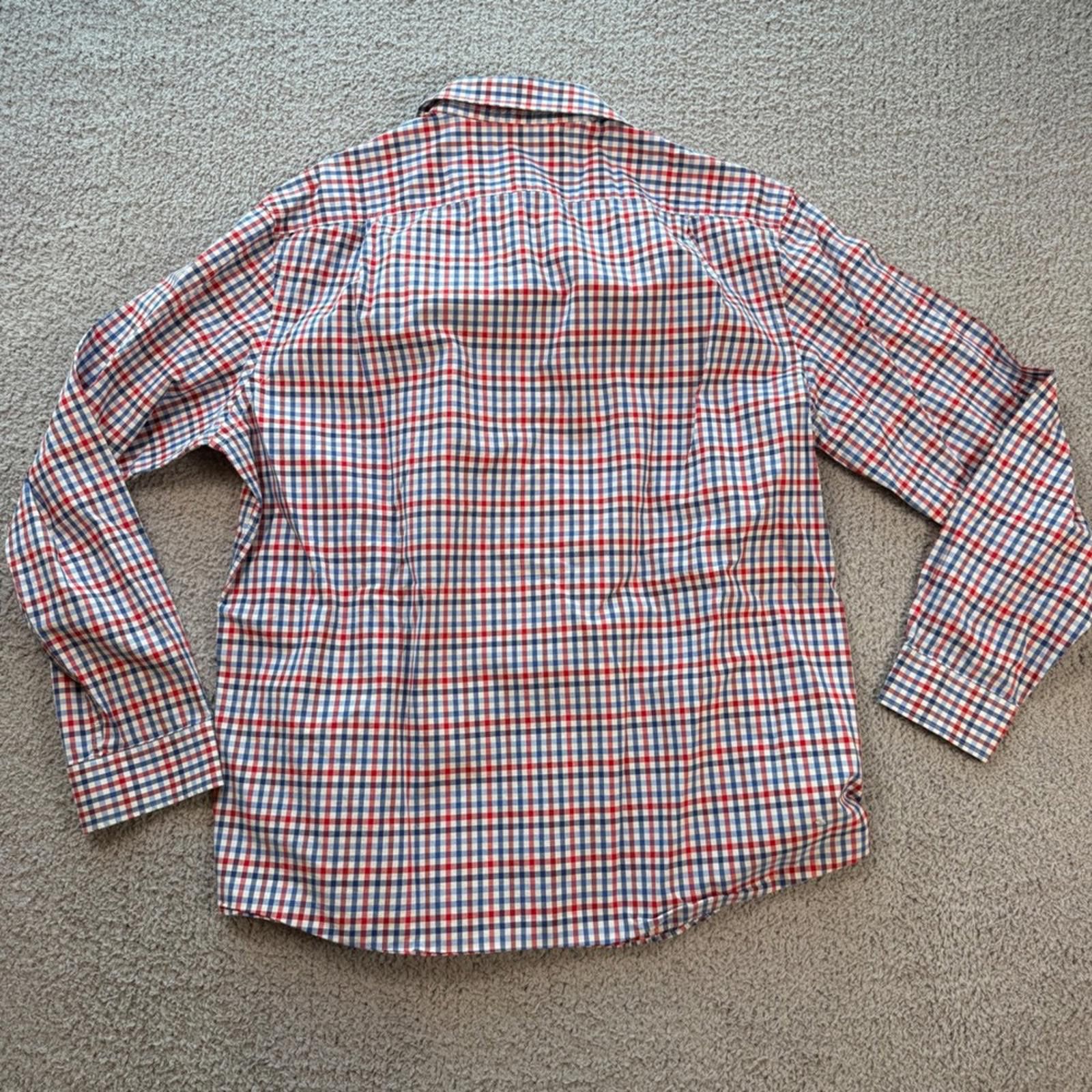 Tommy Hilfiger Tommy Hilfiger Mens XL Slim Fit Gingham Button Down Shirt Size US M / EU 48-50 / 2 - 3 Thumbnail