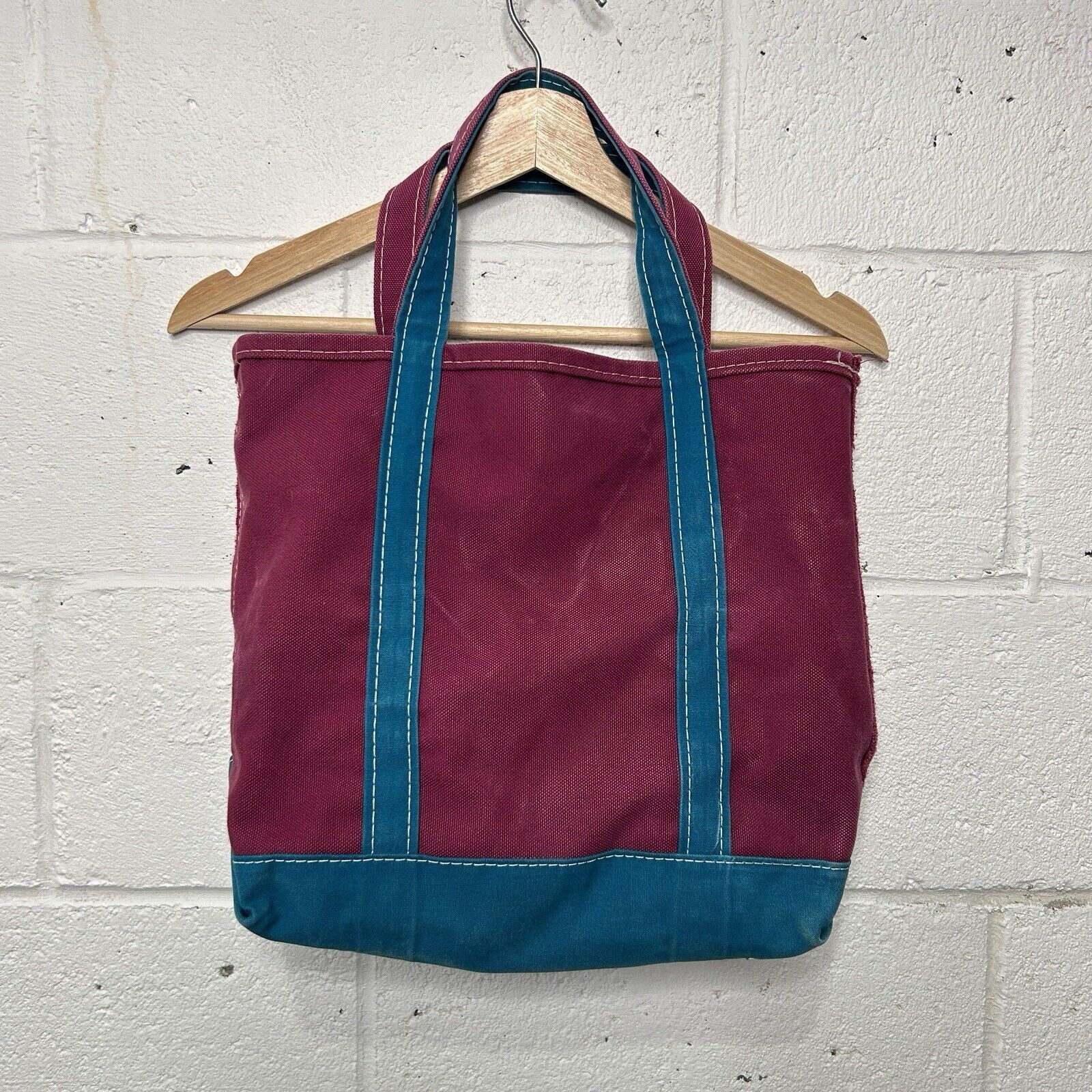 L.L. Bean Vintage L.L. Bean Two-Tone Boat And Tote “Magenta & Teal” Size ONE SIZE - 1 Thumbnail