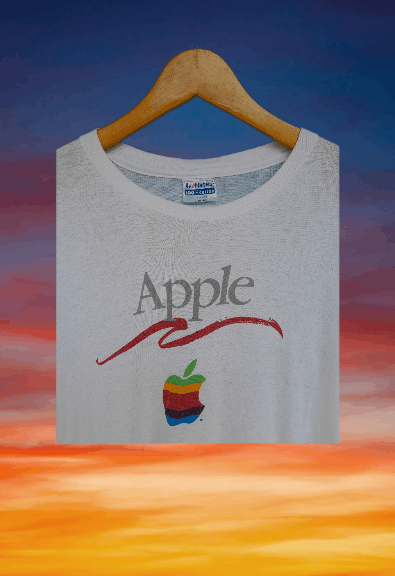 Apple × Rap Tees × Vintage Streetwear Vintage 80s Apple Mac logo T-Shirt Size US M / EU 48-50 / 2 - 4 Thumbnail