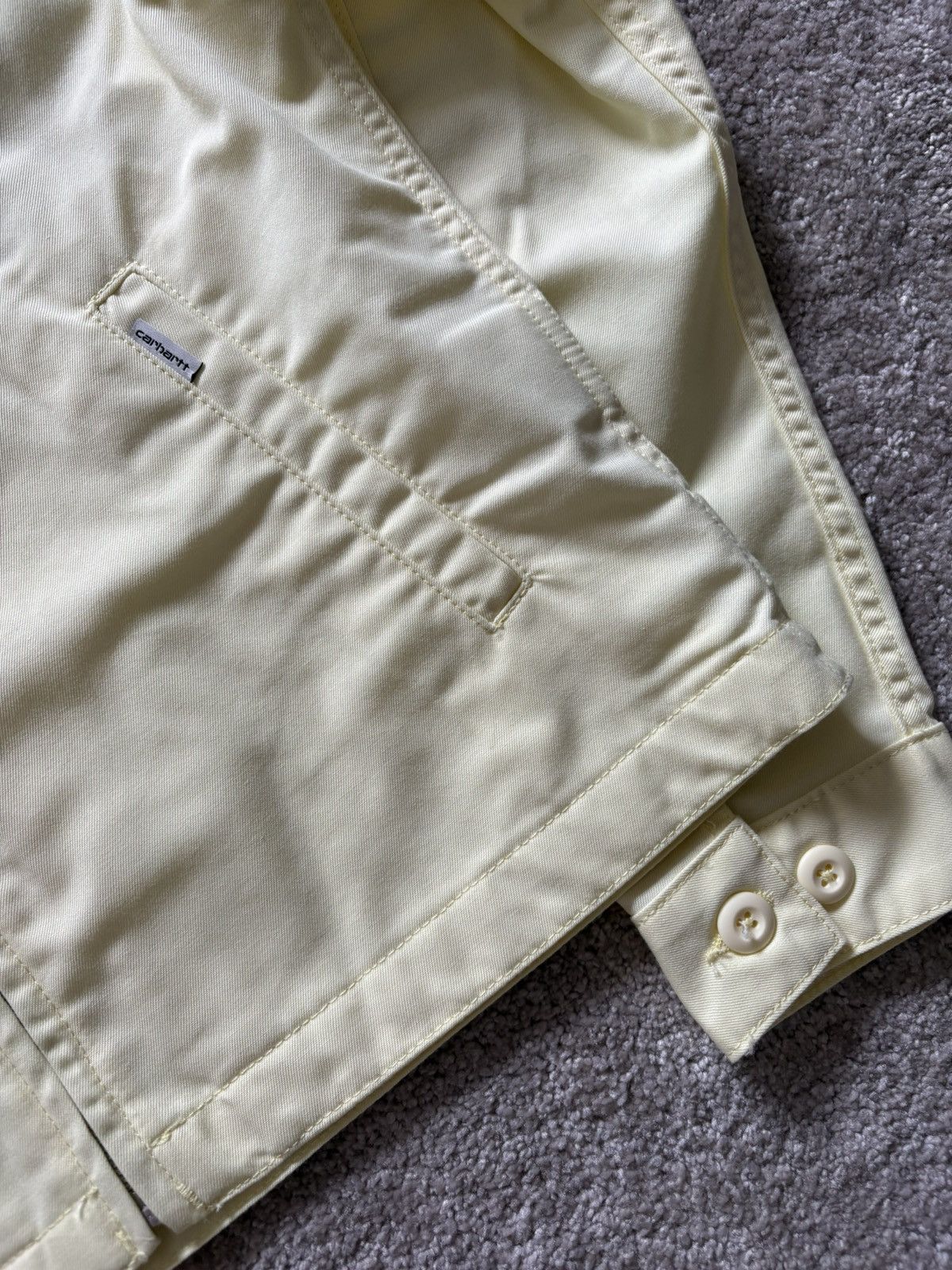 Carhartt Wip Carhartt WIP W’ Modular Jacket – Soft Yellow Rinsed, Size XS Size XS / US 0-2 / IT 36-38 - 3 Thumbnail