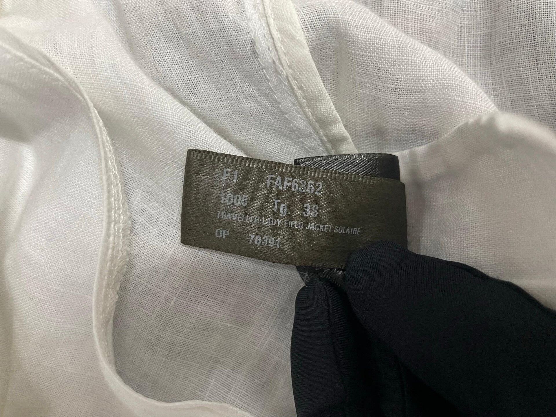 Loro Piana Loro Piana White Linen Zip Jacket Size US M / EU 48-50 / 2 - 3 Thumbnail