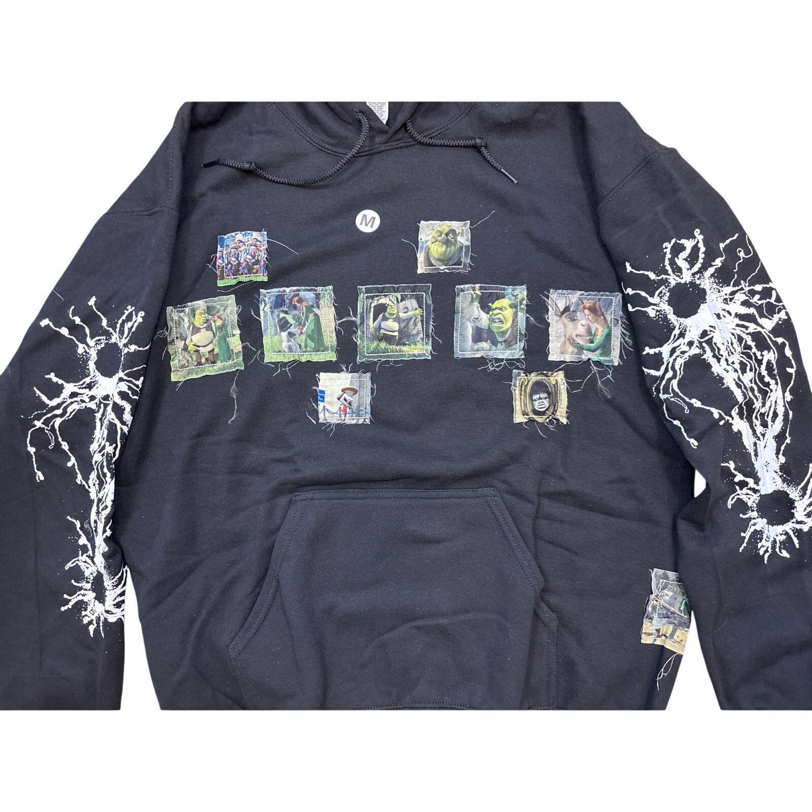 Ghost Supply Ghost Supply Shrek Patchwork Hoodie rare discontinued Medium Size US M / EU 48-50 / 2 - 3 Thumbnail