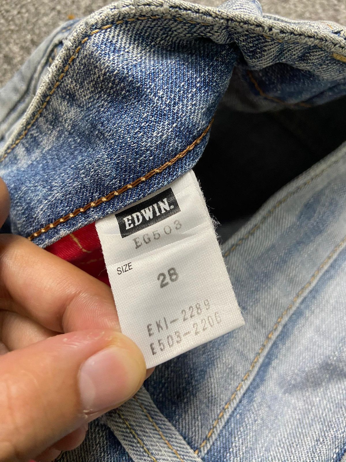 Edwin × Japanese Brand × Vintage EDWIN x BLUE TRIP Regular Fit Cut Jeans (131) Size US 31 - 4 Thumbnail