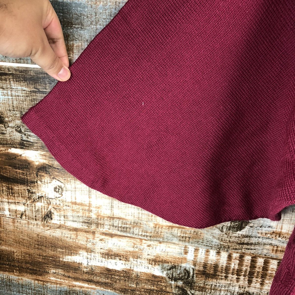 Vintage Japan vintage cardigan Maroon Kimono #A2487 Size US L / EU 52-54 / 3 - 9 Thumbnail