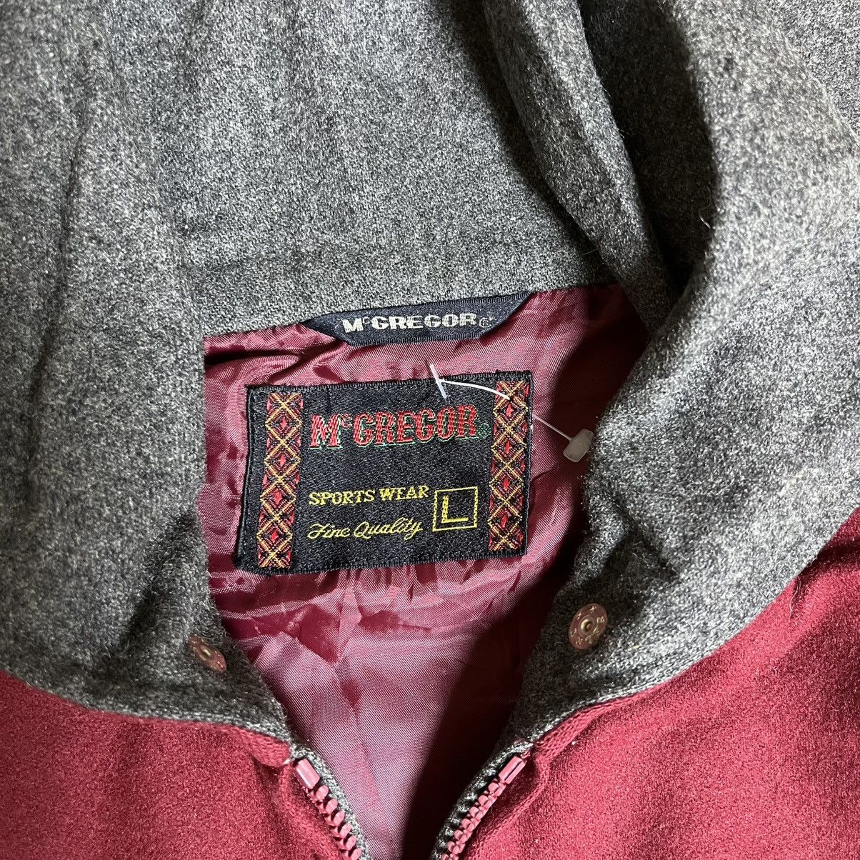 McGregor McGregor Crest Patch Maroon Hooded Jacket Japan Ivy Style Size US L / EU 52-54 / 3 - 6 Thumbnail