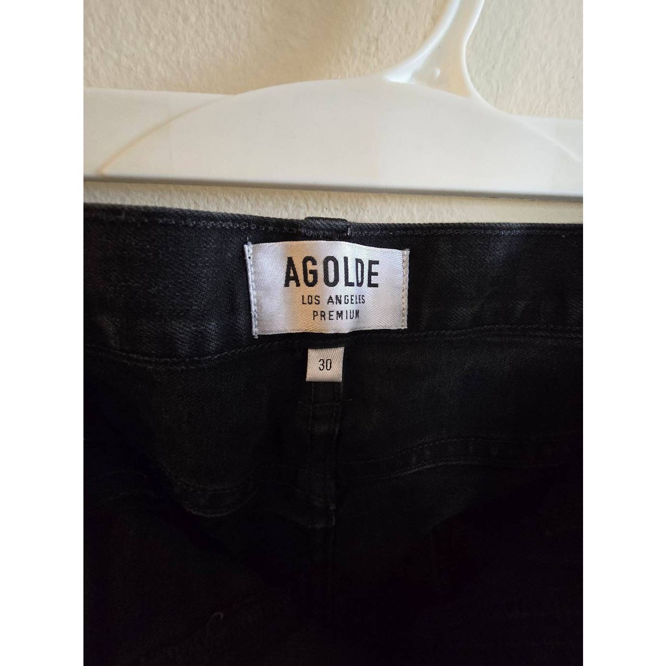Agolde AGOLDE Feel Good Jeans Women’s Size 30 High Rise Black Organ Size 30" / US 8 / IT 44 - 3 Thumbnail