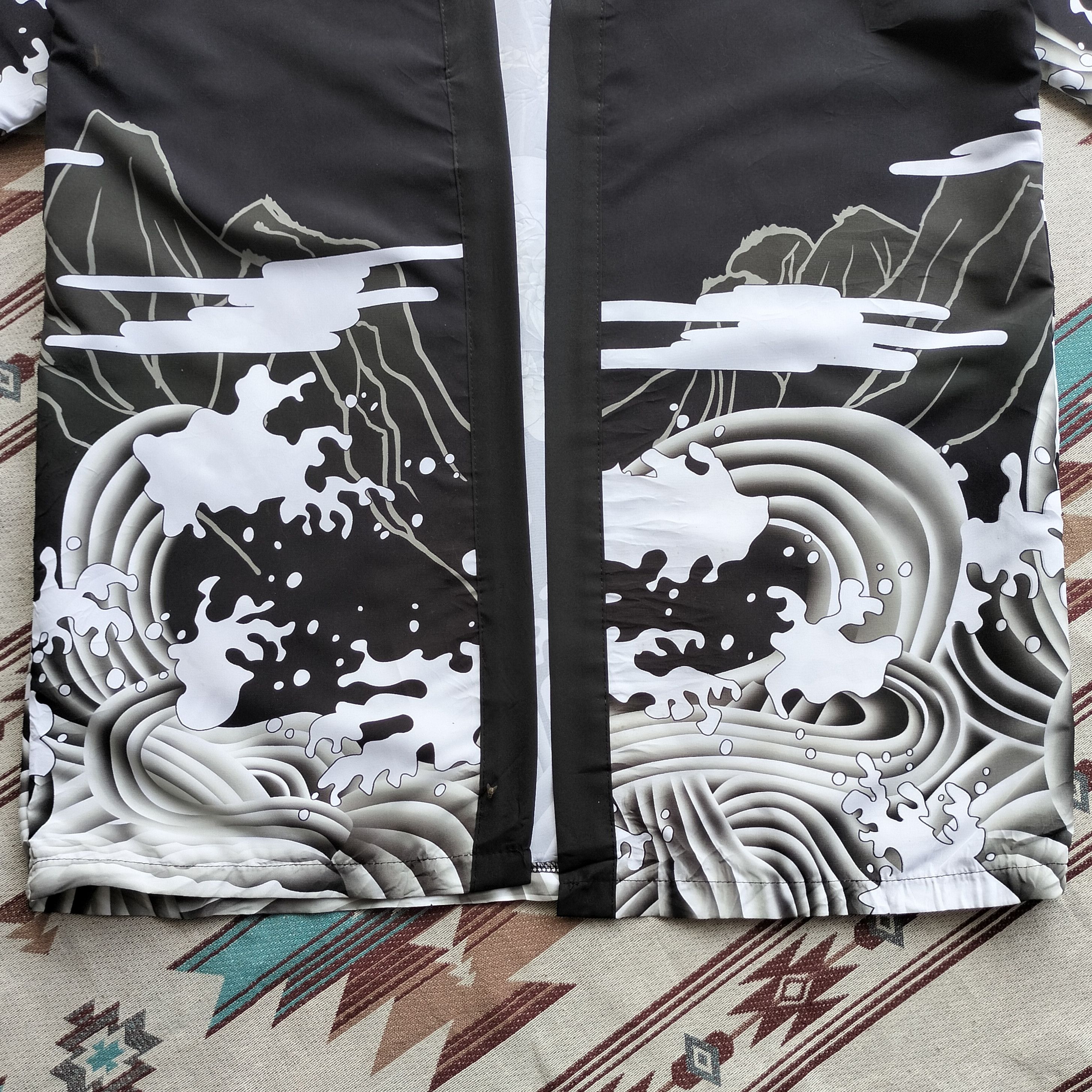 Sugar Cane japan kimono sukajan Anhelon dragon wave printed kimono Size US M / EU 48-50 / 2 - 4 Thumbnail