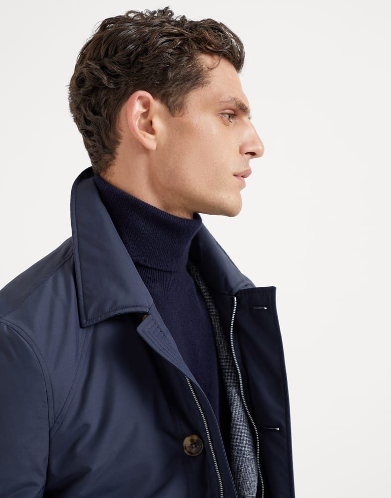Brunello Cucinelli o1w1db10825 WR Padded Jacket in Blue Size US L / EU 52-54 / 3 - 2 Thumbnail