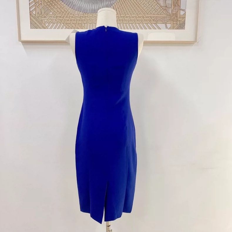 Dior Dior Blue and white stitching dress Size XXS / US 00 / IT 34 - 2 Thumbnail