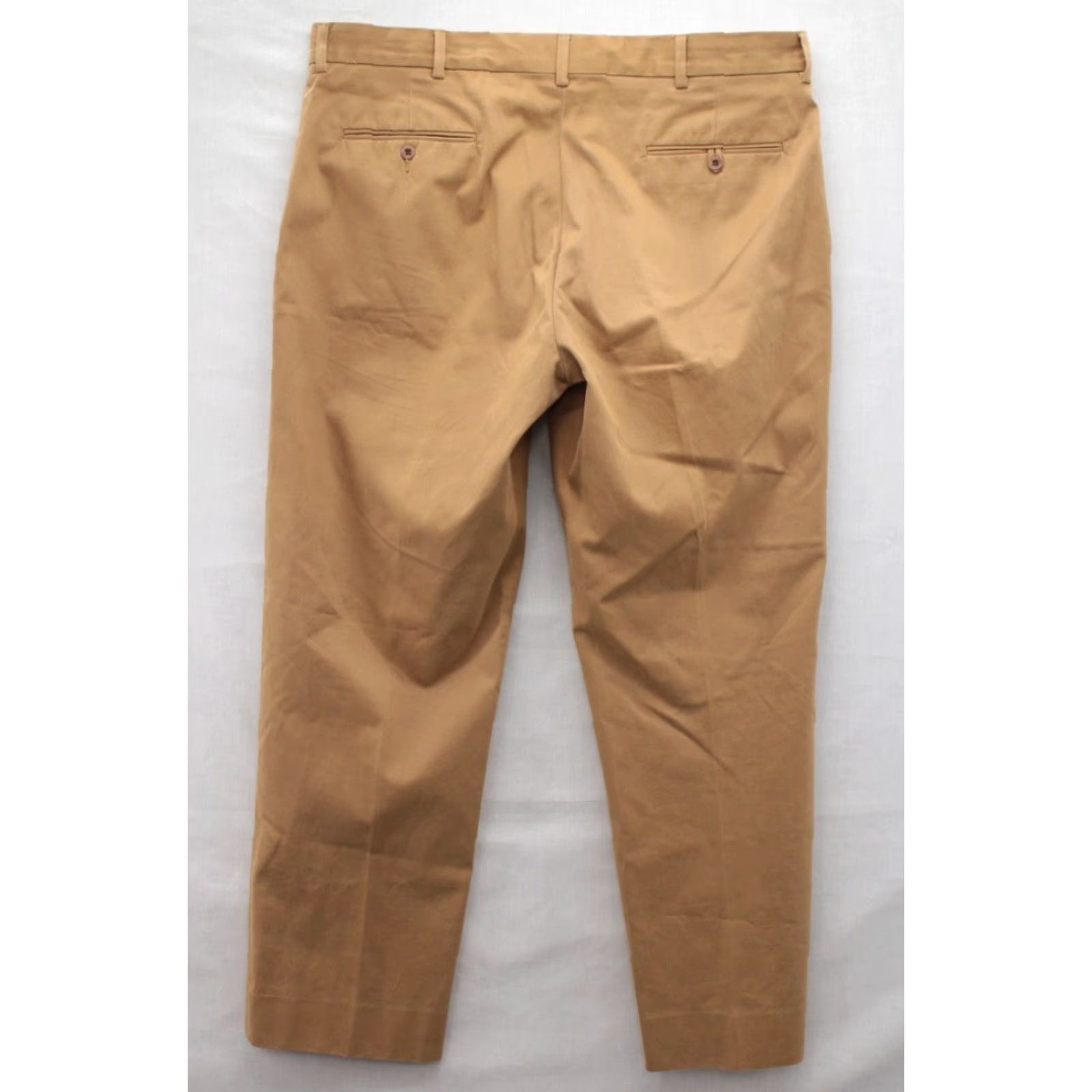 Polo Ralph Lauren VINTAGE Polo Ralph Lauren Preston Pants Men's 40X30 Flat Front Brown Cotton Chino Preppy Size US L / EU 52-54 / 3 - 6 Thumbnail