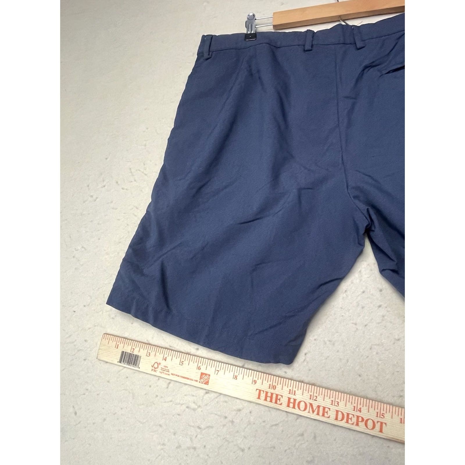 Vintage Greg Norman Men’s Size 36 Blue Golf Shorts Chino Polyester blend Size US 36 / EU 52 - 6 Thumbnail