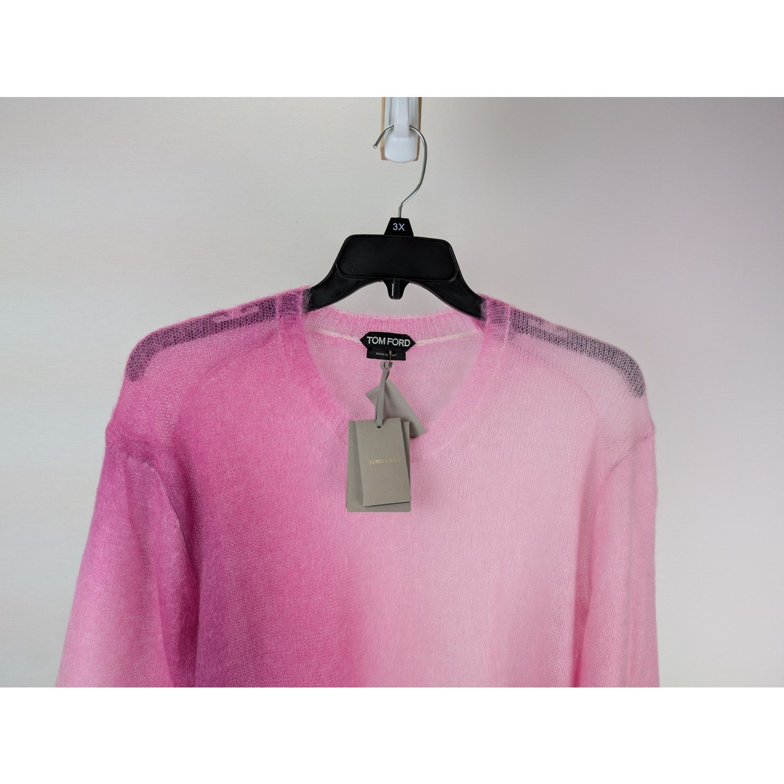 Tom Ford o1rshd1 Knitwear Crewneck Knitted Sweatshirt in Pink Size US XL / EU 56 / 4 - 3 Thumbnail