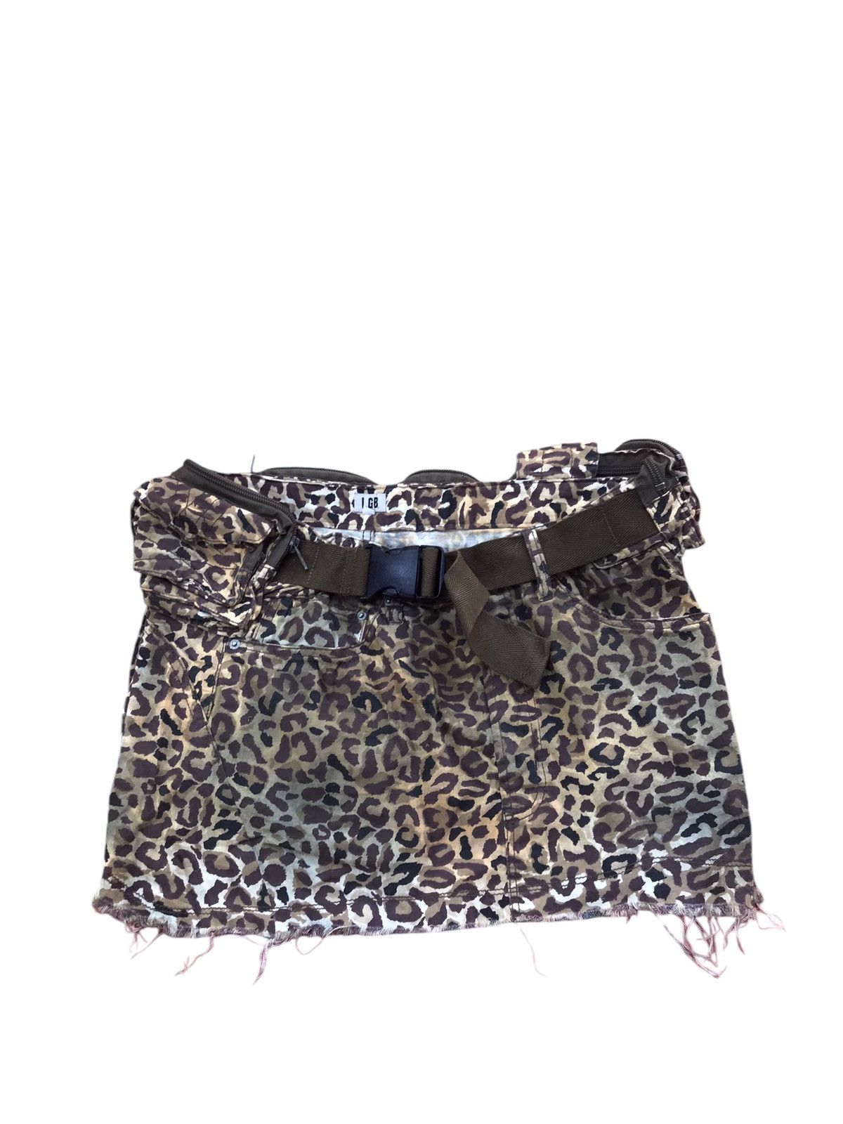 Le Grande Bleu (L.G.B.) RARE LGB SKIRT CAMO SEDITIONARIES PUNK STYLE Size 26" / US 2 / IT 38 - 2 Thumbnail