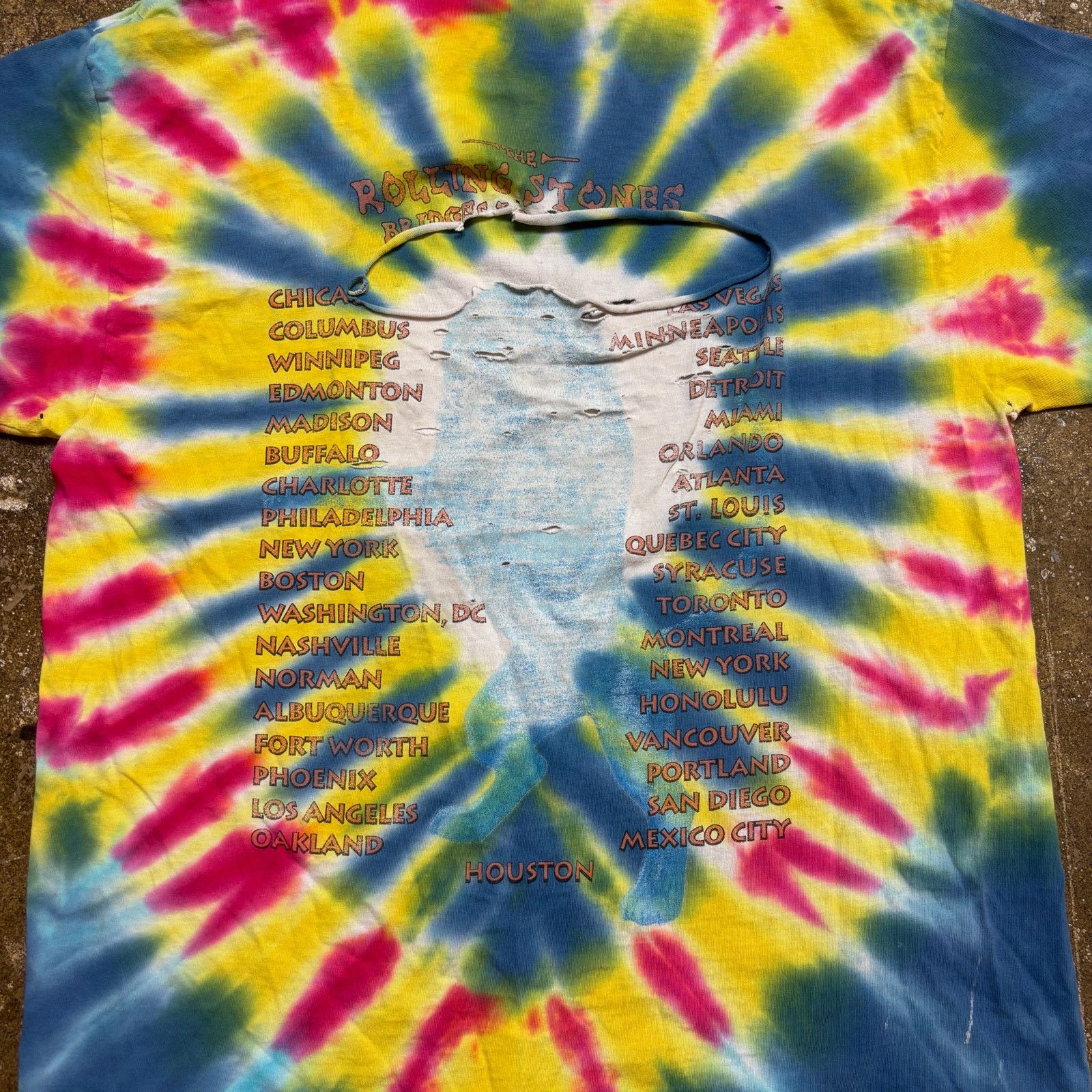 Grateful Dead × Lee × Vintage VTG 1997 Rolling Stones Bridges to Babylon Tour Shirt Large Size US L / EU 52-54 / 3 - 5 Thumbnail