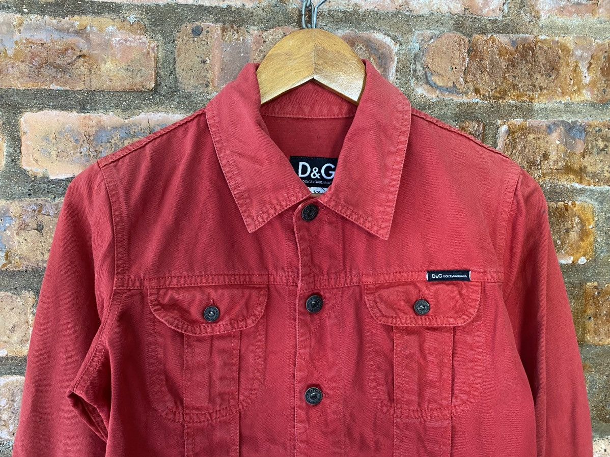 Dolce & Gabbana 2000s DG red lights trucker Jacket Size US XS / EU 42 / 0 - 3 Thumbnail