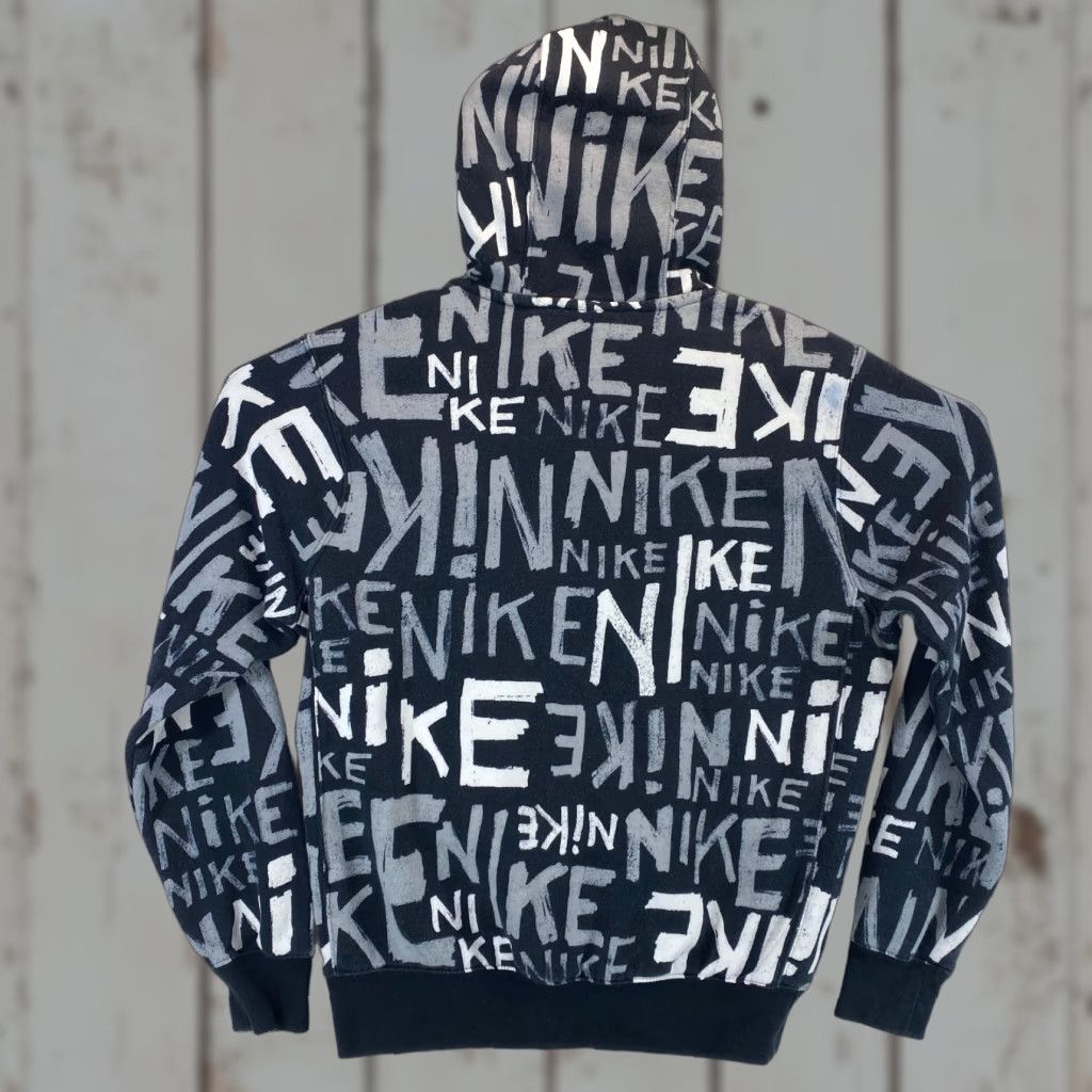 Nike Nike Mens Hoodie Small Hooded Sweatshirt Long Sleeve All Over Print Pockets Size US S / EU 44-46 / 1 - 1 Thumbnail