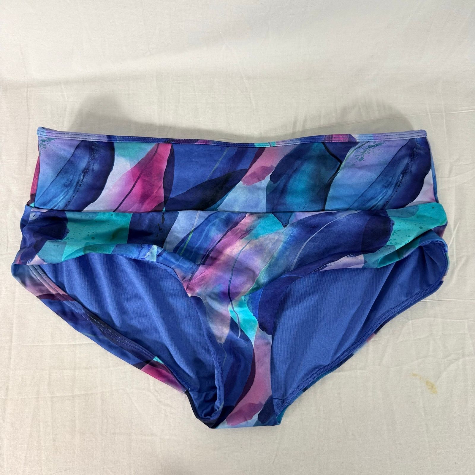 Athleta Athleta 2pc Med Malibu Bikini Top Bottom Make Splash 981519 Size ONE SIZE - 6 Thumbnail