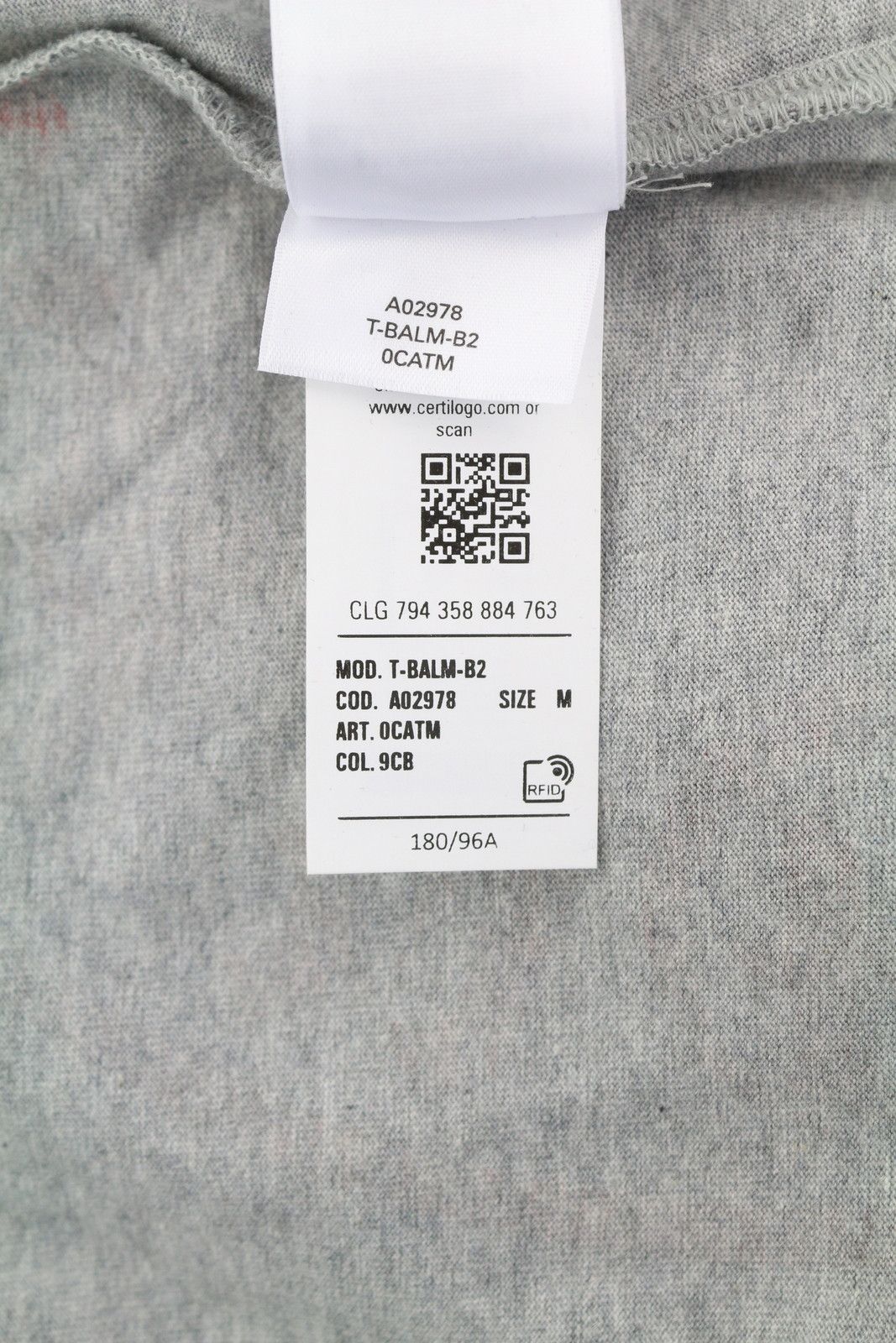 Diesel T-BALM-B2 M Grey Melange Patterned T-Shirt 84103 Size US M / EU 48-50 / 2 - 10 Thumbnail