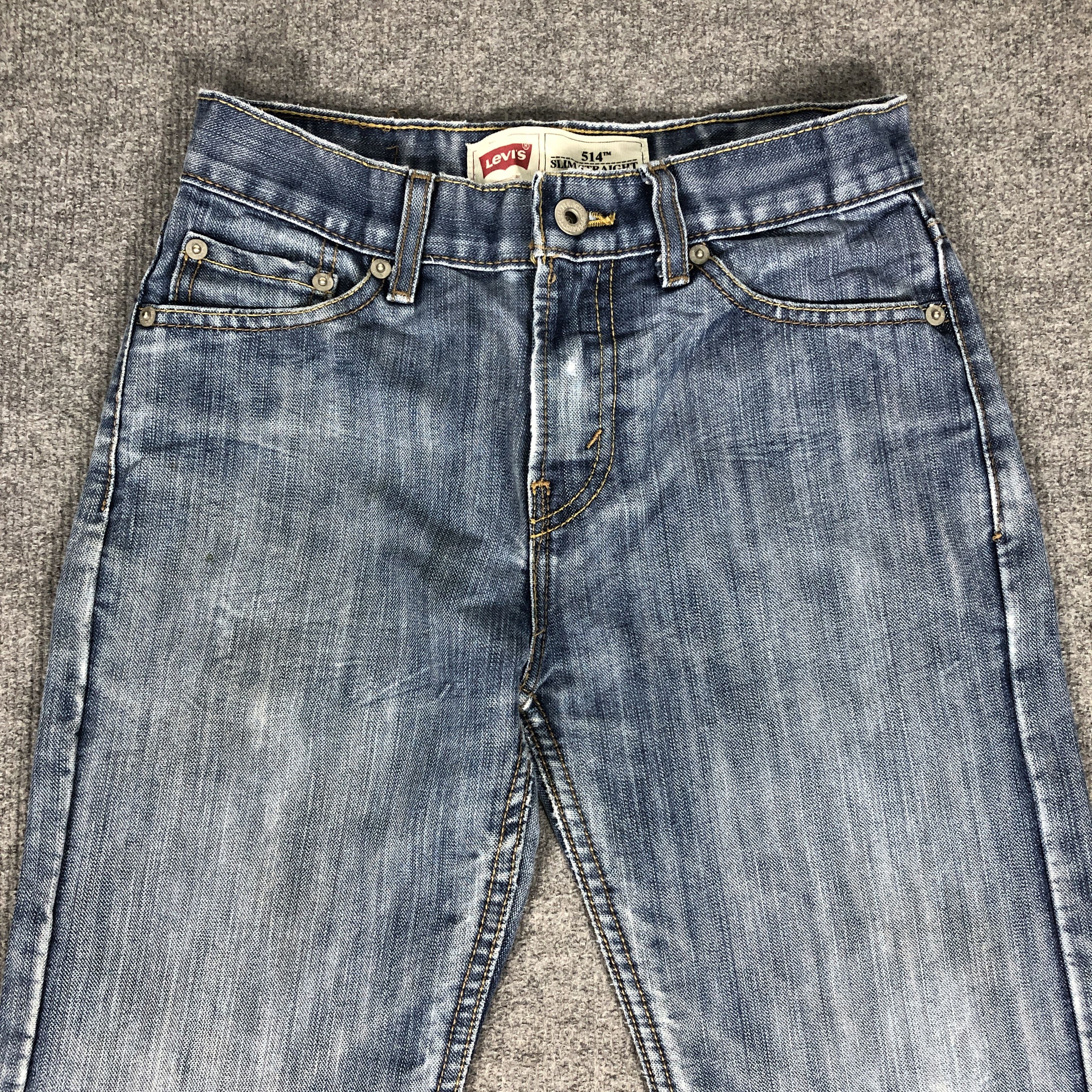 Levi's × Vintage Womens Vintage Levis 514 Jeans Slim Straight L1089W Size 26" / US 2 / IT 38 - 2 Thumbnail
