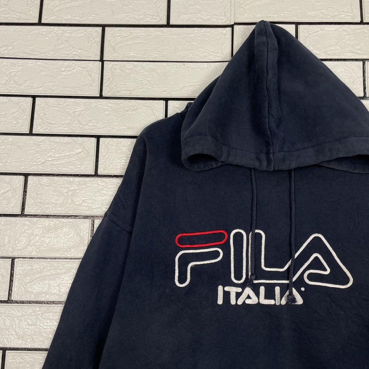 Fila Vintage Fila Italia Big Logo Hoodie Size US L / EU 52-54 / 3 - 6 Thumbnail