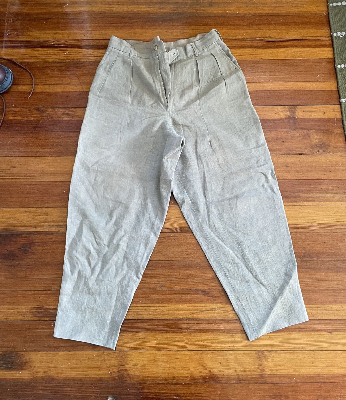 Comme des Garcons Homme Plus Vintage Pleated Balloon Pants Size US 31 - 1 Thumbnail
