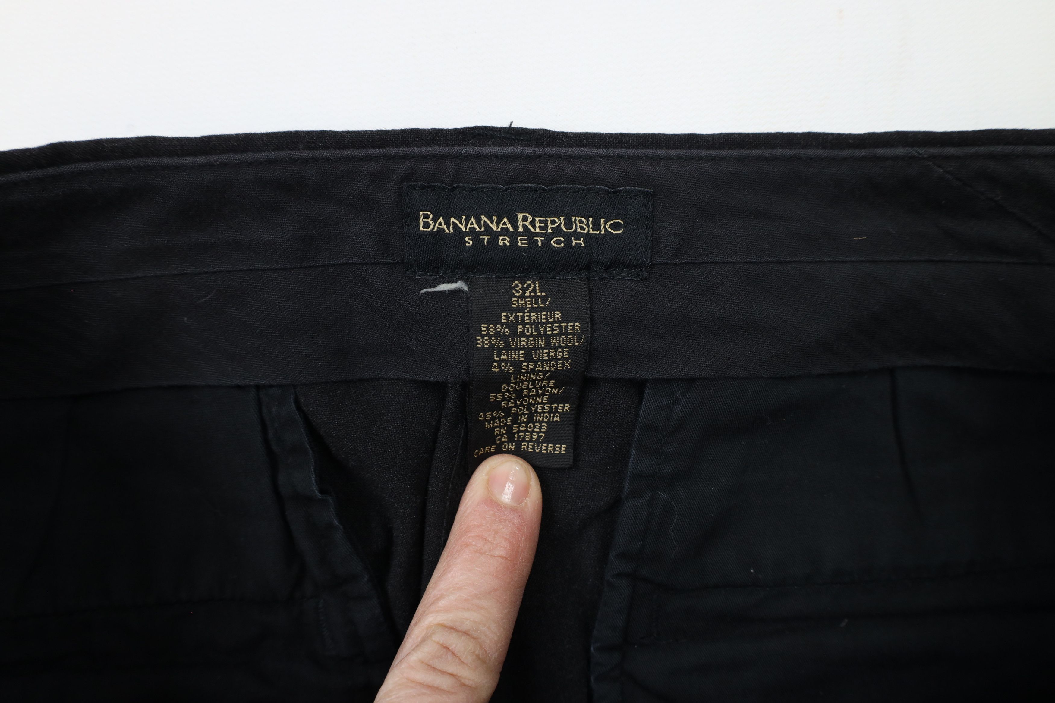 Banana Republic × Vintage Vintage Banana Republic Blend Chinos Pants Charcoal Gray Size US 32 / EU 48 - 6 Thumbnail