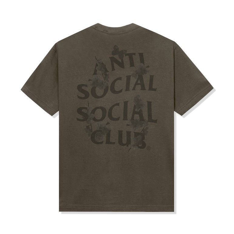 Anti Social Social Club Kkoch Tonal Tee Dusty Brown DS