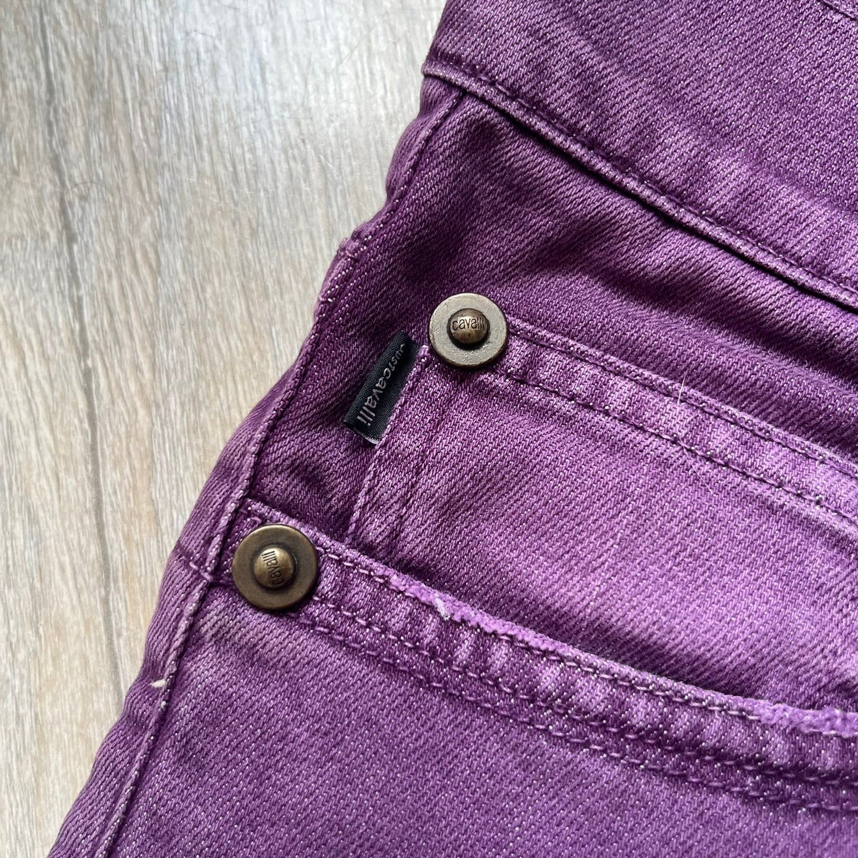 Just Cavalli Just Cavalli 2010's Purple Slim Jeans Size US 29 - 6 Thumbnail
