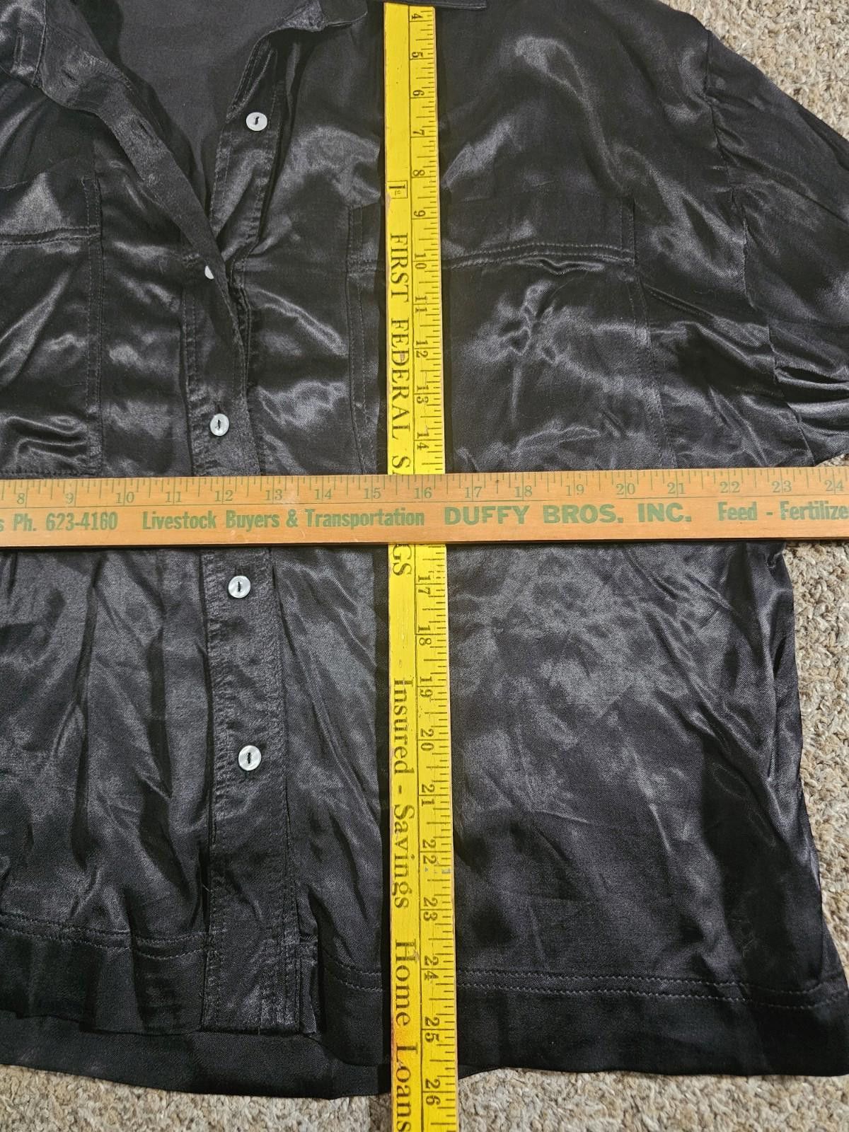 Topshop Topshop US10 Black Button up Size L / US 10 / IT 46 - 4 Thumbnail