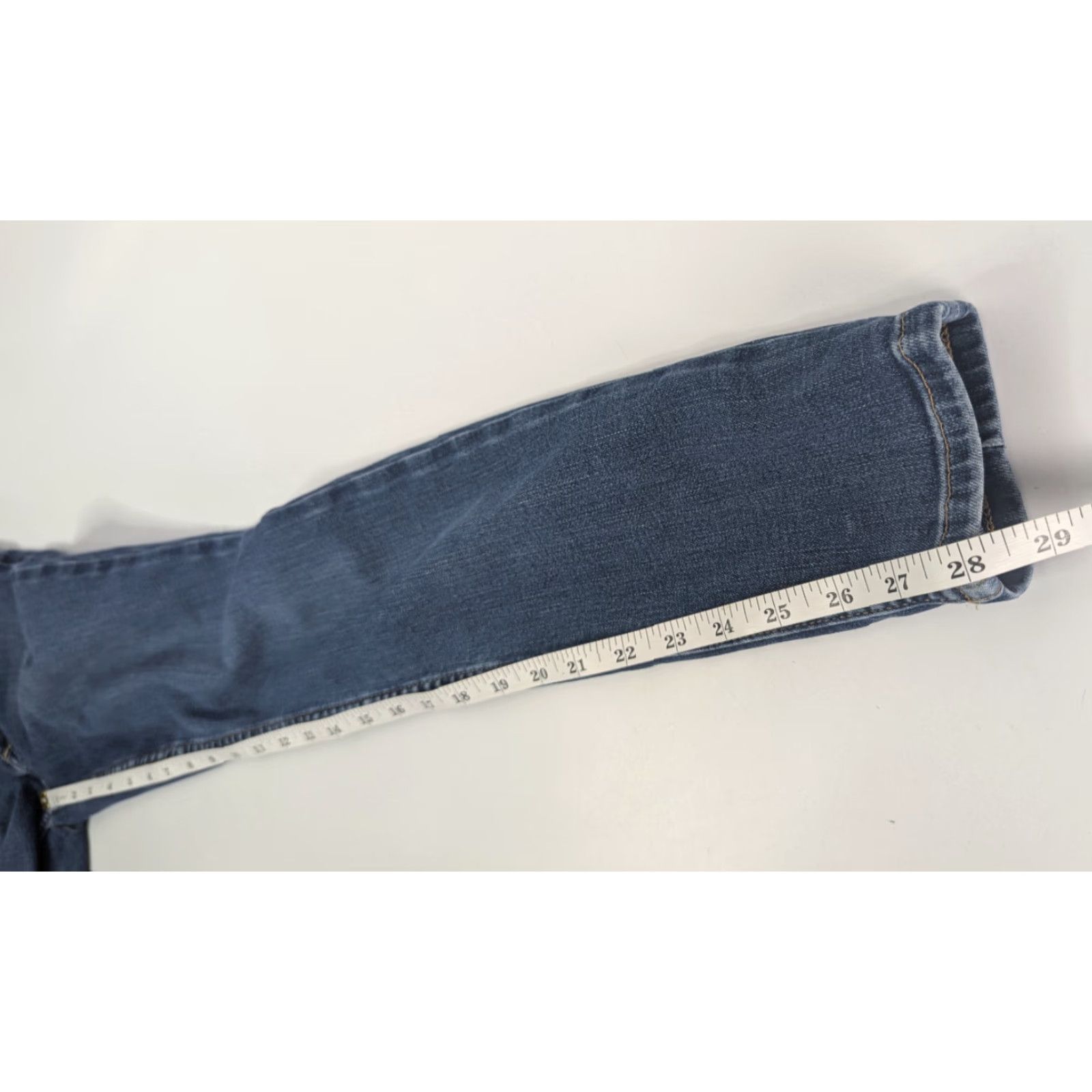 Alice + Olivia VINTAGE AO.LA Alice Olivia Jeans Womens 25 Blue You Look Good Mid Rise Ankle Skinny Size 42" / US 20 - 6 Thumbnail