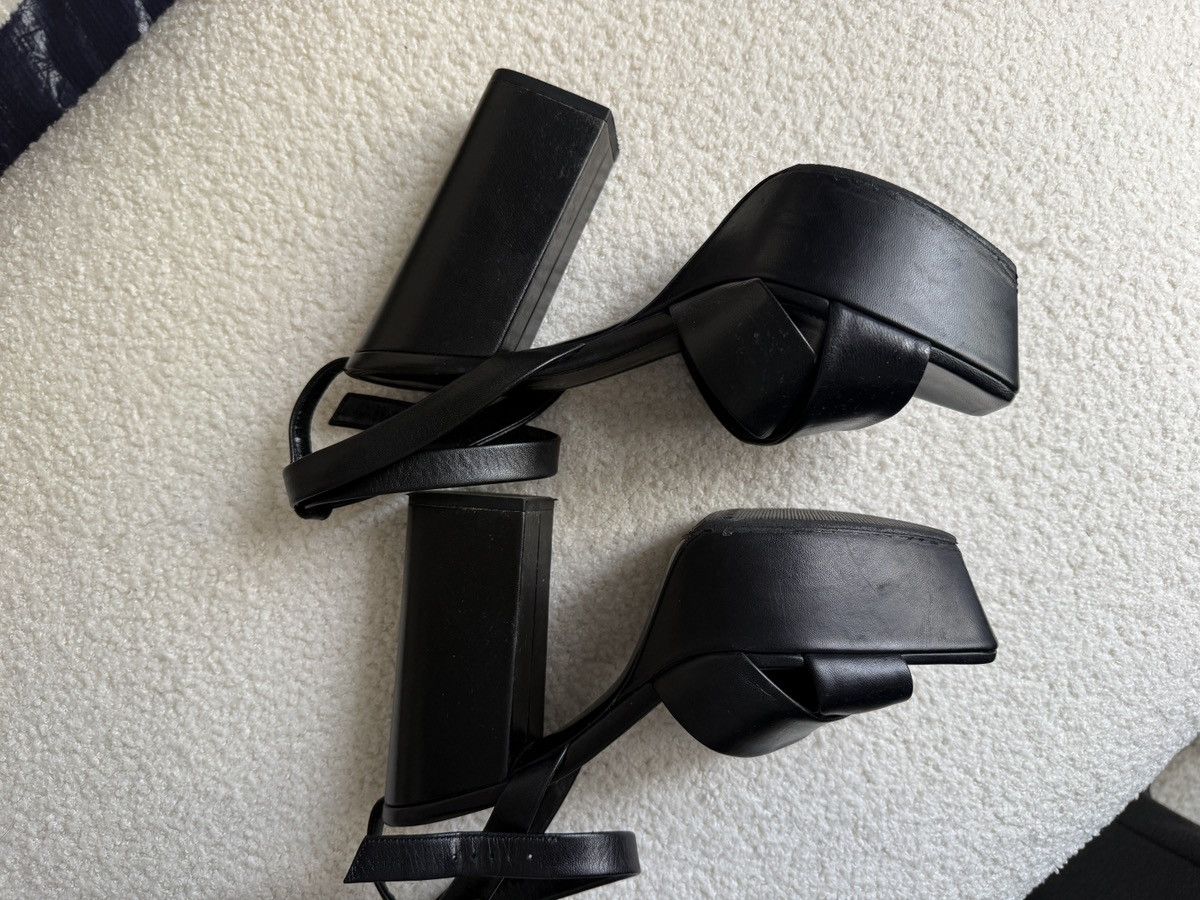 Yves Saint Laurent YSL Platform Block Heel Sandals Size US 7 / IT 37 - 6 Thumbnail