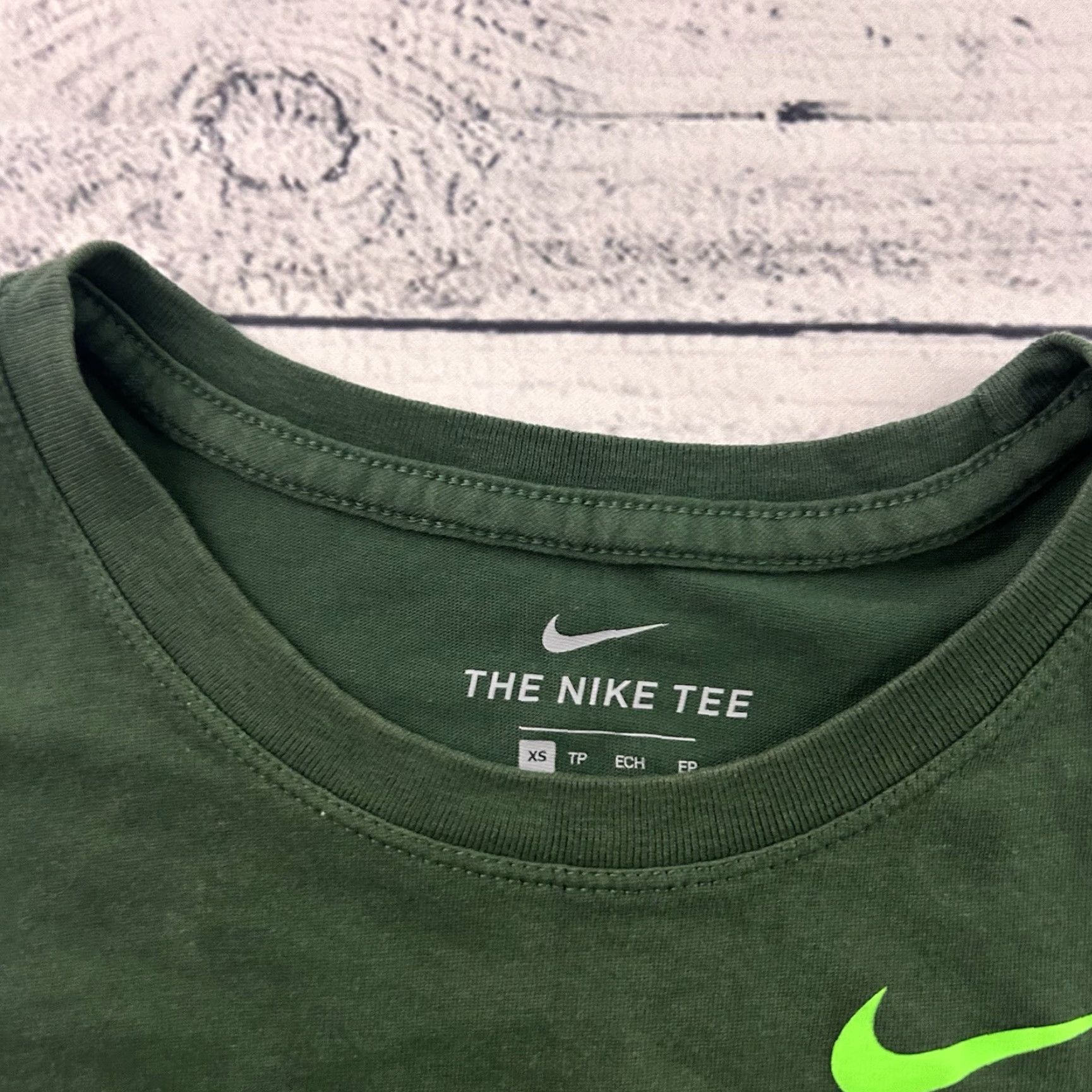 Nike Nike Short Sleeve T-Shirt Athletic Fit Men's XS Green Oregon Relays Size US XS / EU 42 / 0 - 2 Thumbnail