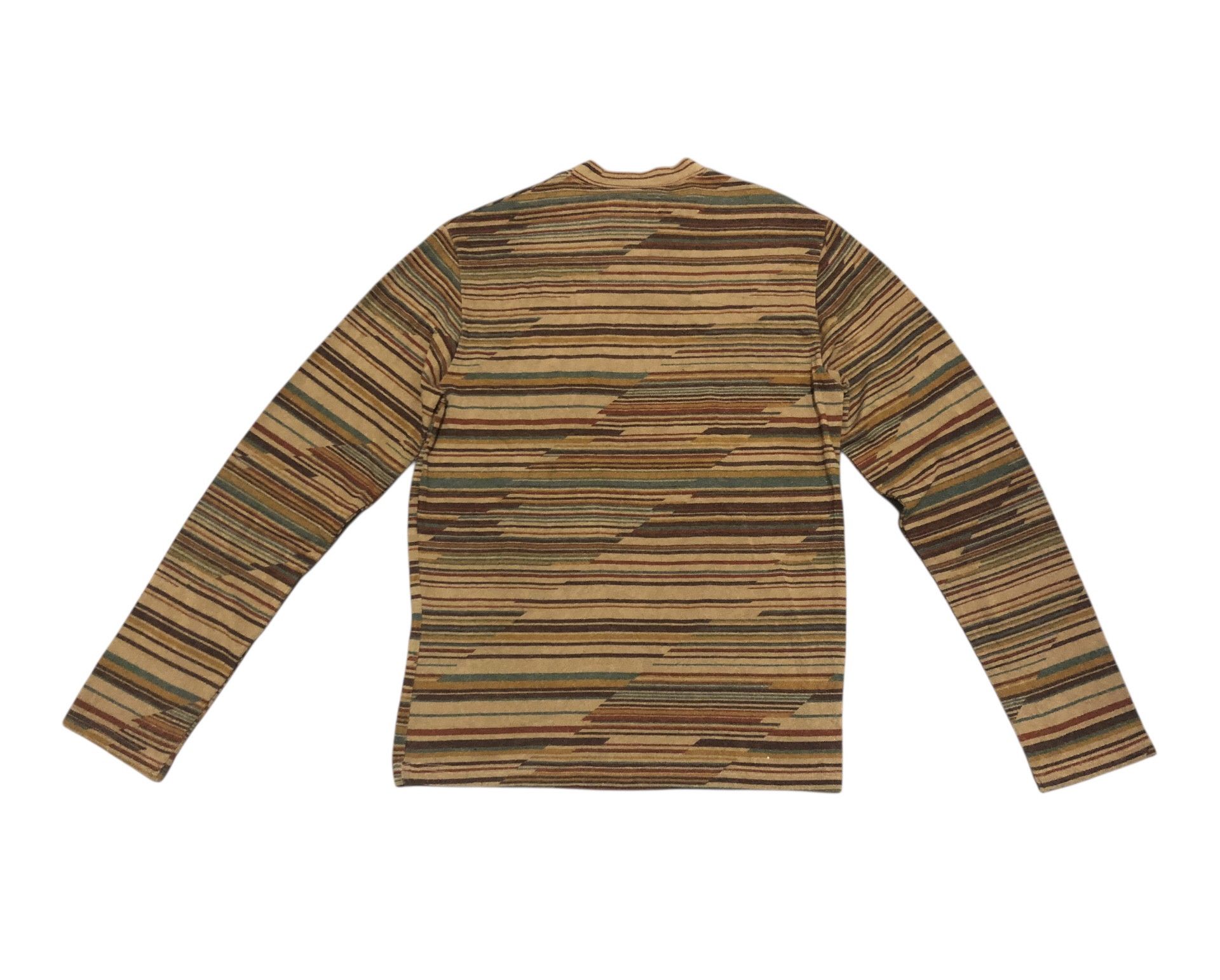 Katharine Hamnett London 🔥Vintage KATHERINE HAMNETT Striped Archive Longsleeve Shirt Size M / US 6-8 / IT 42-44 - 4 Thumbnail