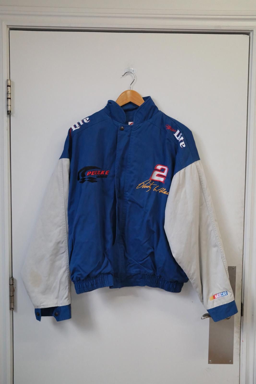 Designer 90's Competitors View Rusty Wallace Penske Racing Jacket Size XL / US 12-14 / IT 48-50 - 1 Thumbnail