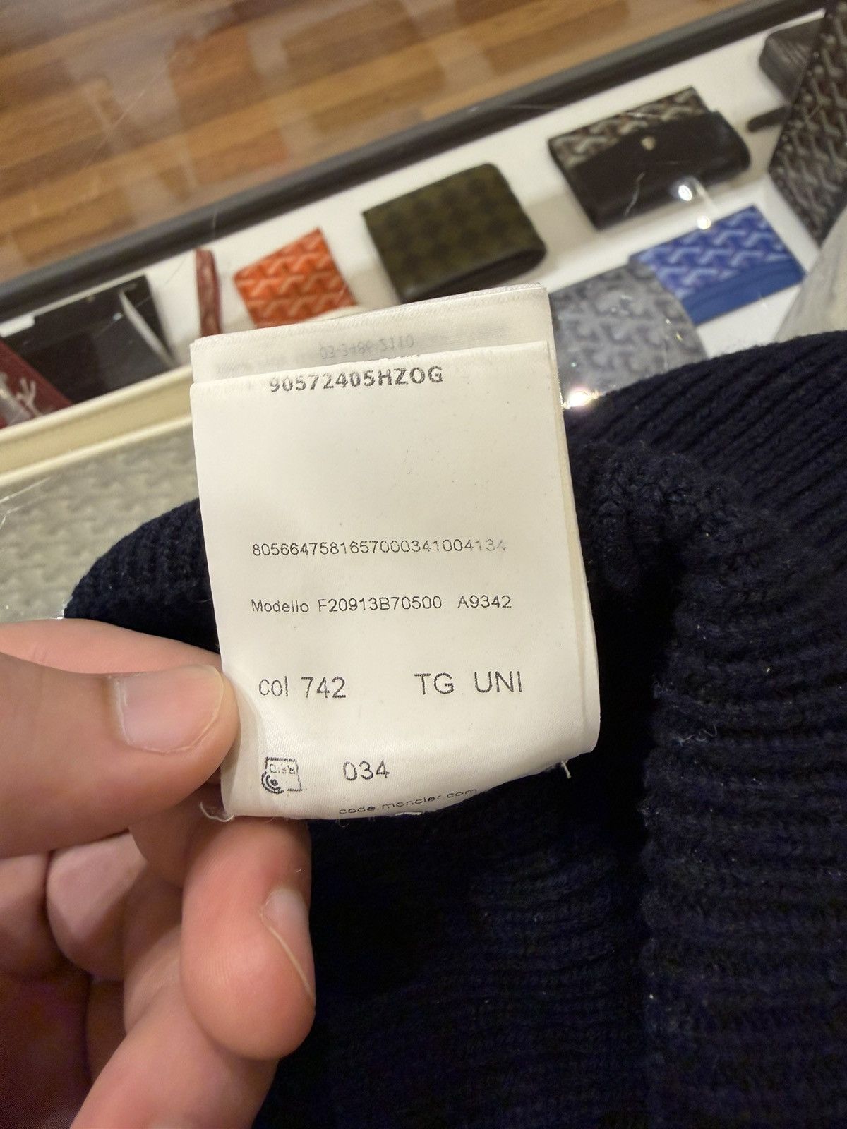 Moncler Moncler Rib Knit Wool Beanie Size ONE SIZE - 9 Thumbnail