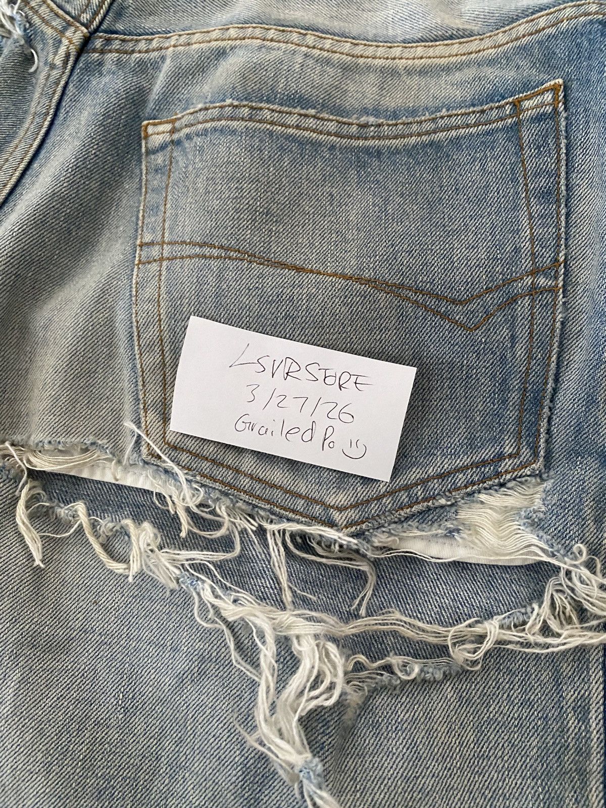 Balenciaga BALENCIAGA Destroyed Super Large Baggy Blue Jean OG size S Size US 32 / EU 48 - 3 Thumbnail