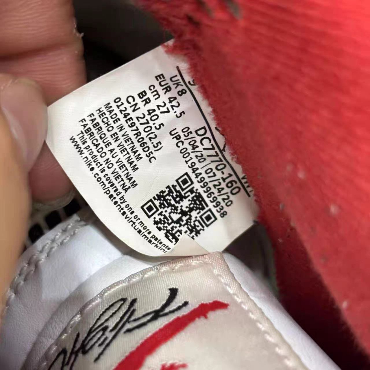 Jordan Brand Air Jordan 4 Retro Fire Red K15 Size US 9.5 / EU 42-43 - 9 Thumbnail