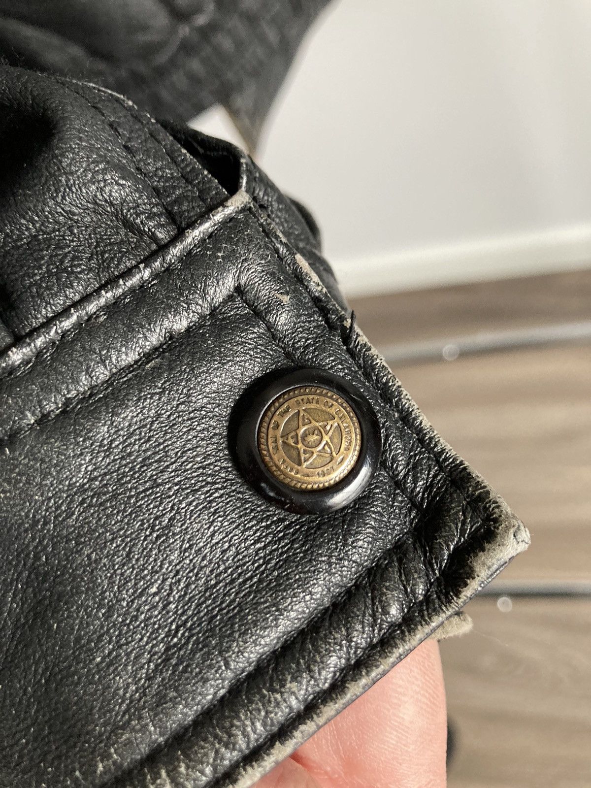 Vintage Vintage Werther Springs Leather Jacket Size US XL / EU 56 / 4 - 4 Thumbnail