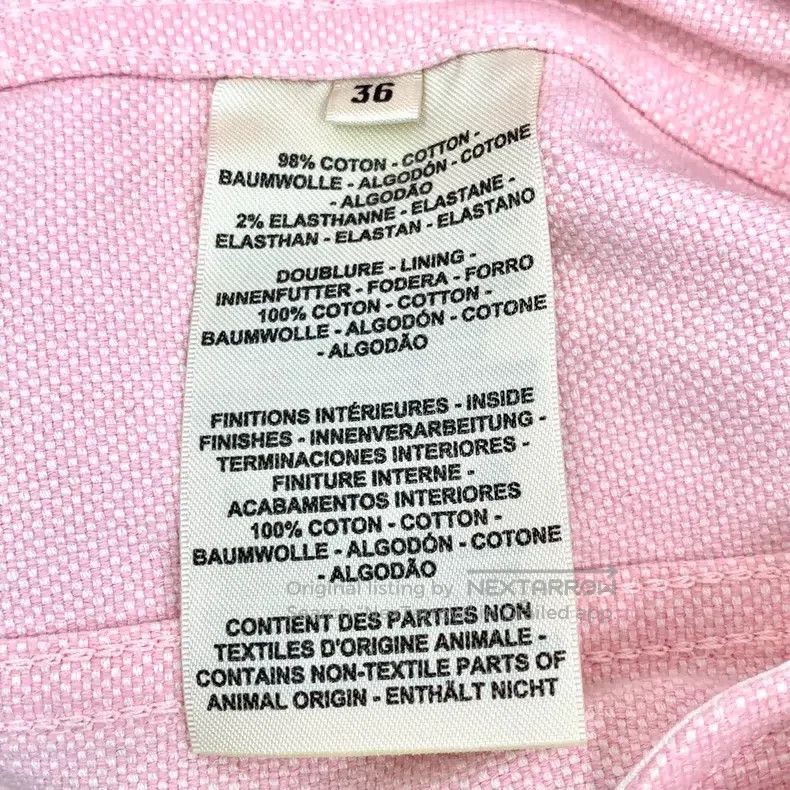 Hermes Hermes Pink Pig Nose Printed Cotton Lapel Single-Breasted Size XS / US 0-2 / IT 36-38 - 7 Thumbnail