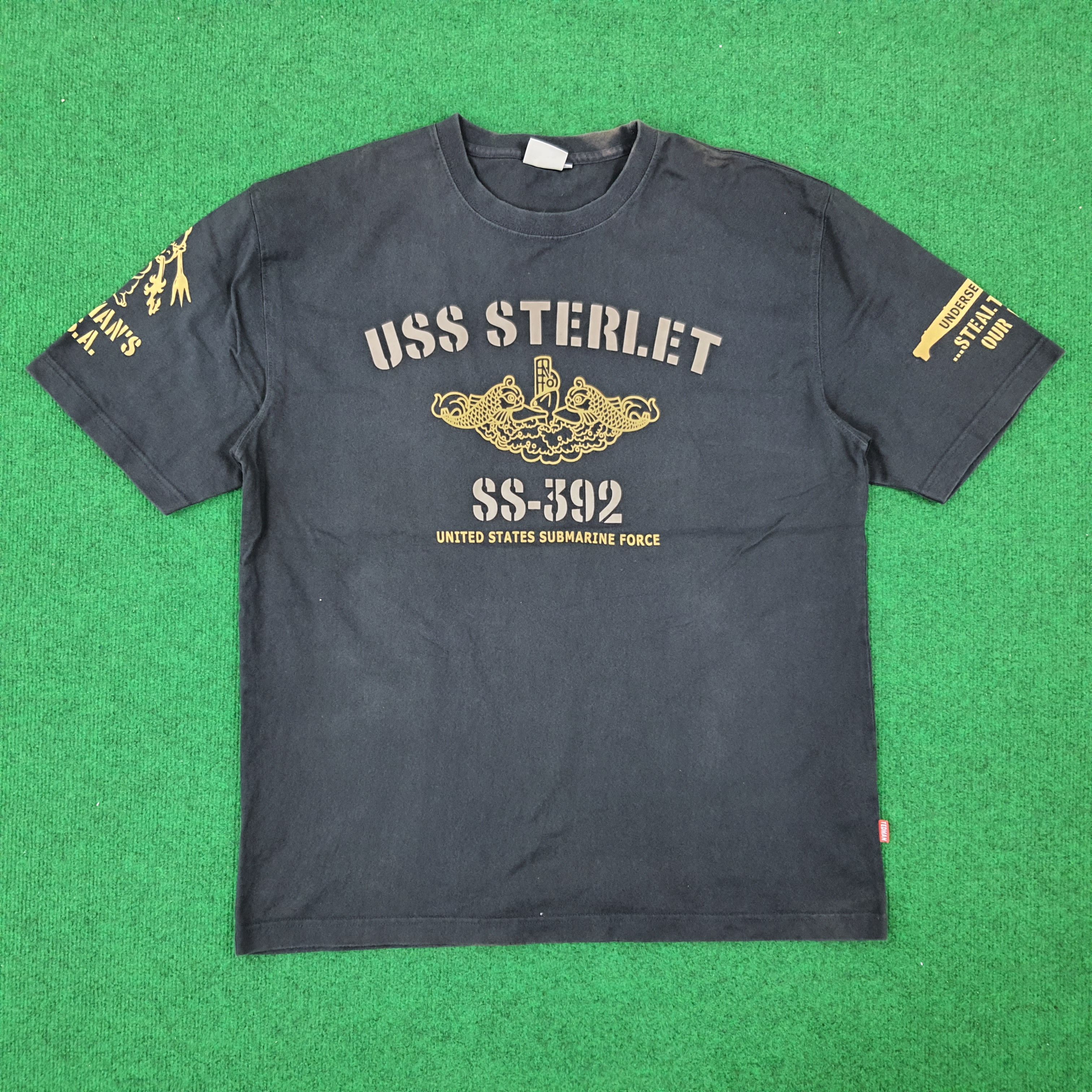 Vintage Vintage Tedman U.S Submarine Force by Ted Company Tshirt Size US L / EU 52-54 / 3 - 3 Thumbnail