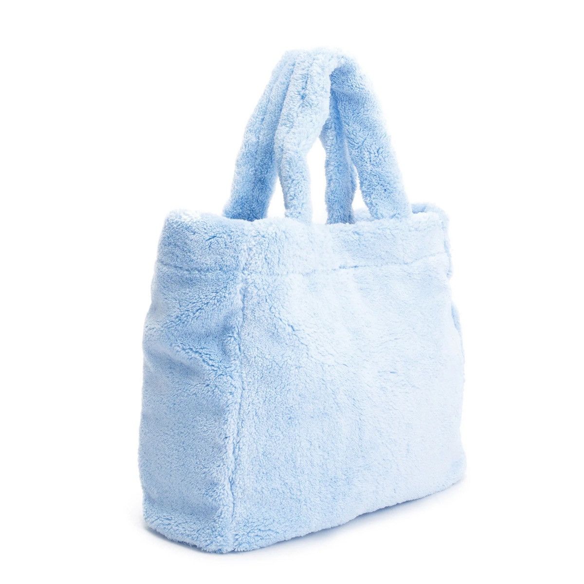 Prada PRADA Blue Terry Cloth Logo Tote Size ONE SIZE - 4 Thumbnail