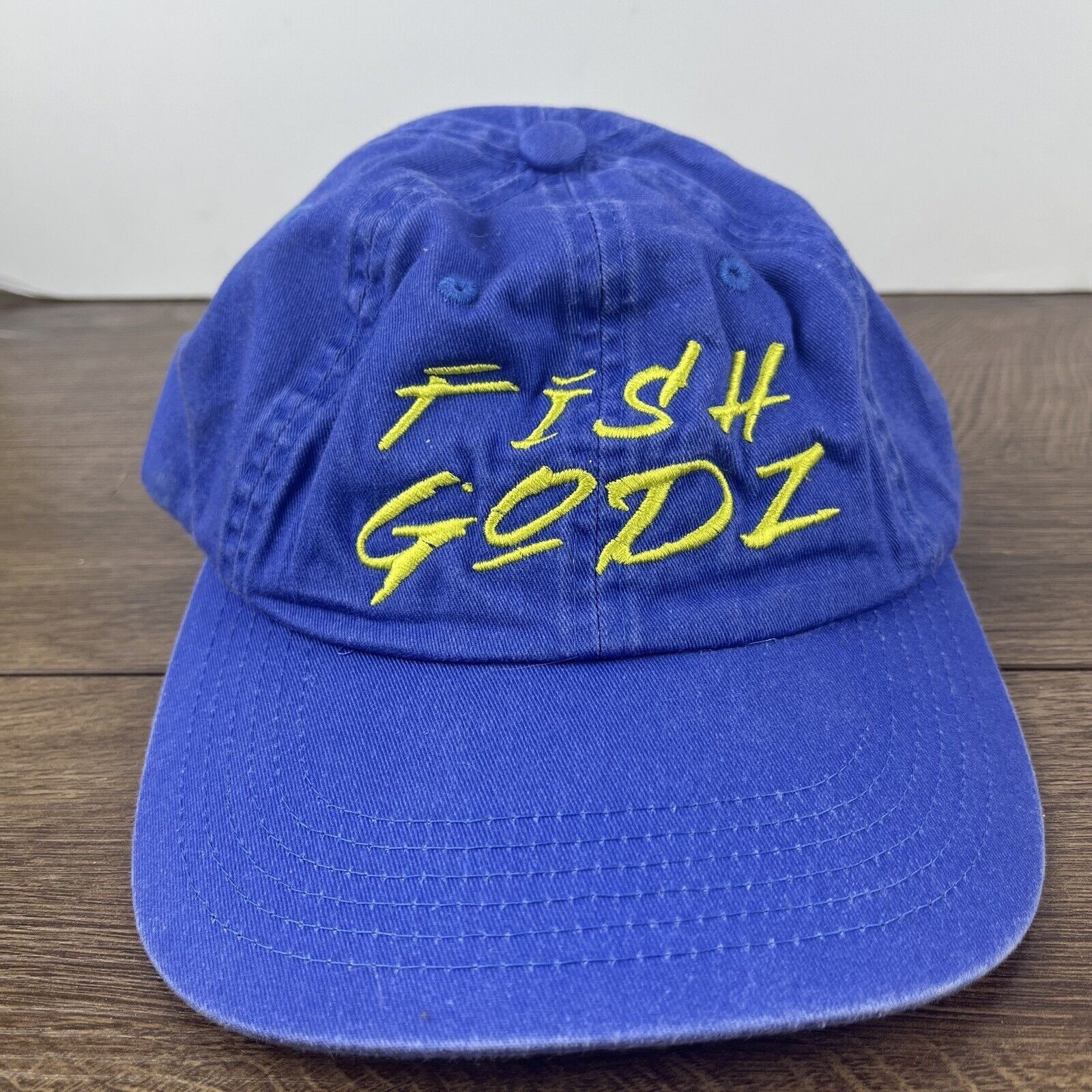 Other Fish Godz Hat Blue Hat Adjustable Adult Size Blue Hat Cap Size ONE SIZE - 2 Thumbnail