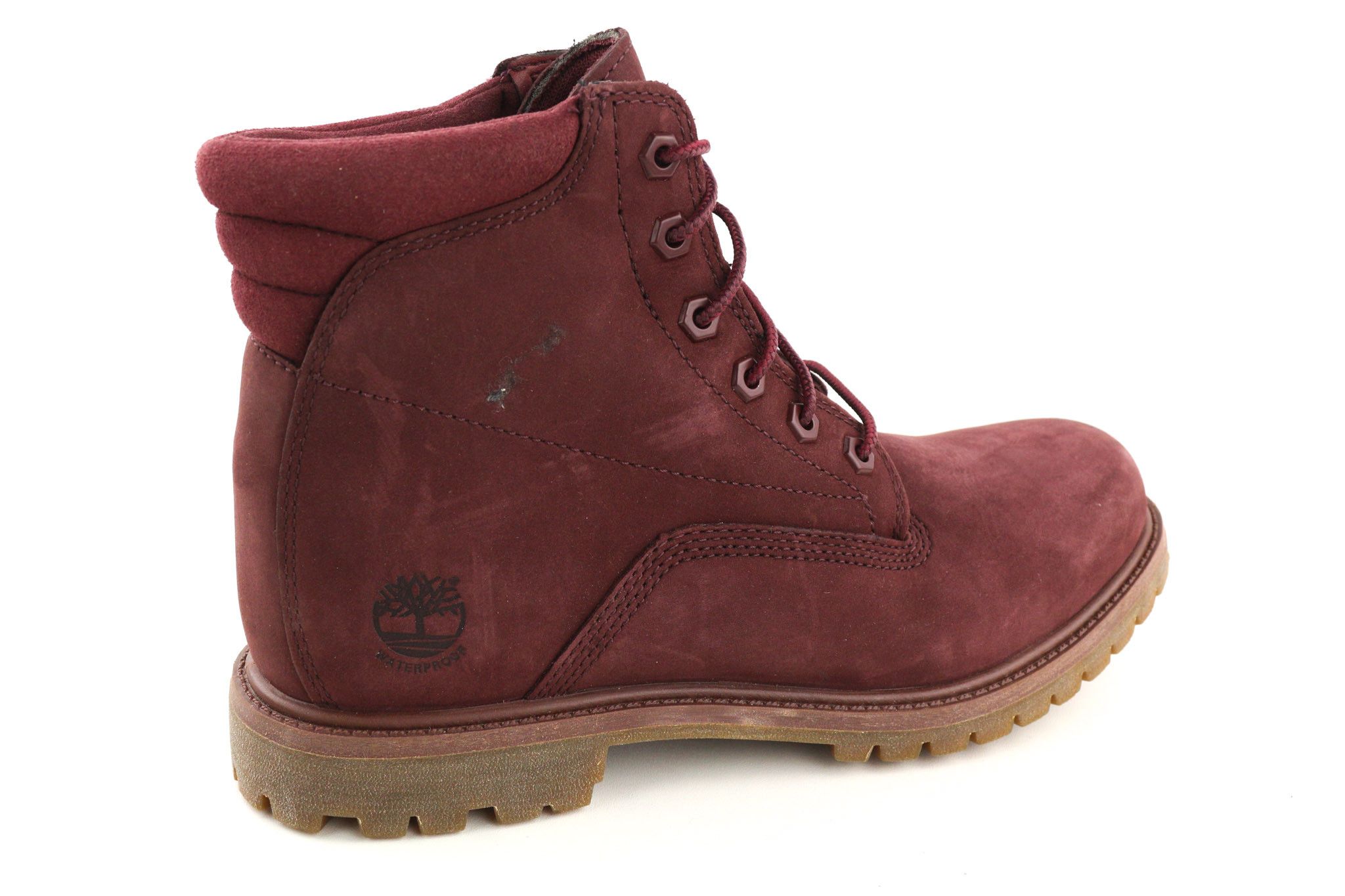 Timberland A1R2T-A4898 EU39/40 Purple Leather Lace Boots Shoes 81136 Size US 8 / IT 38 - 16 Thumbnail