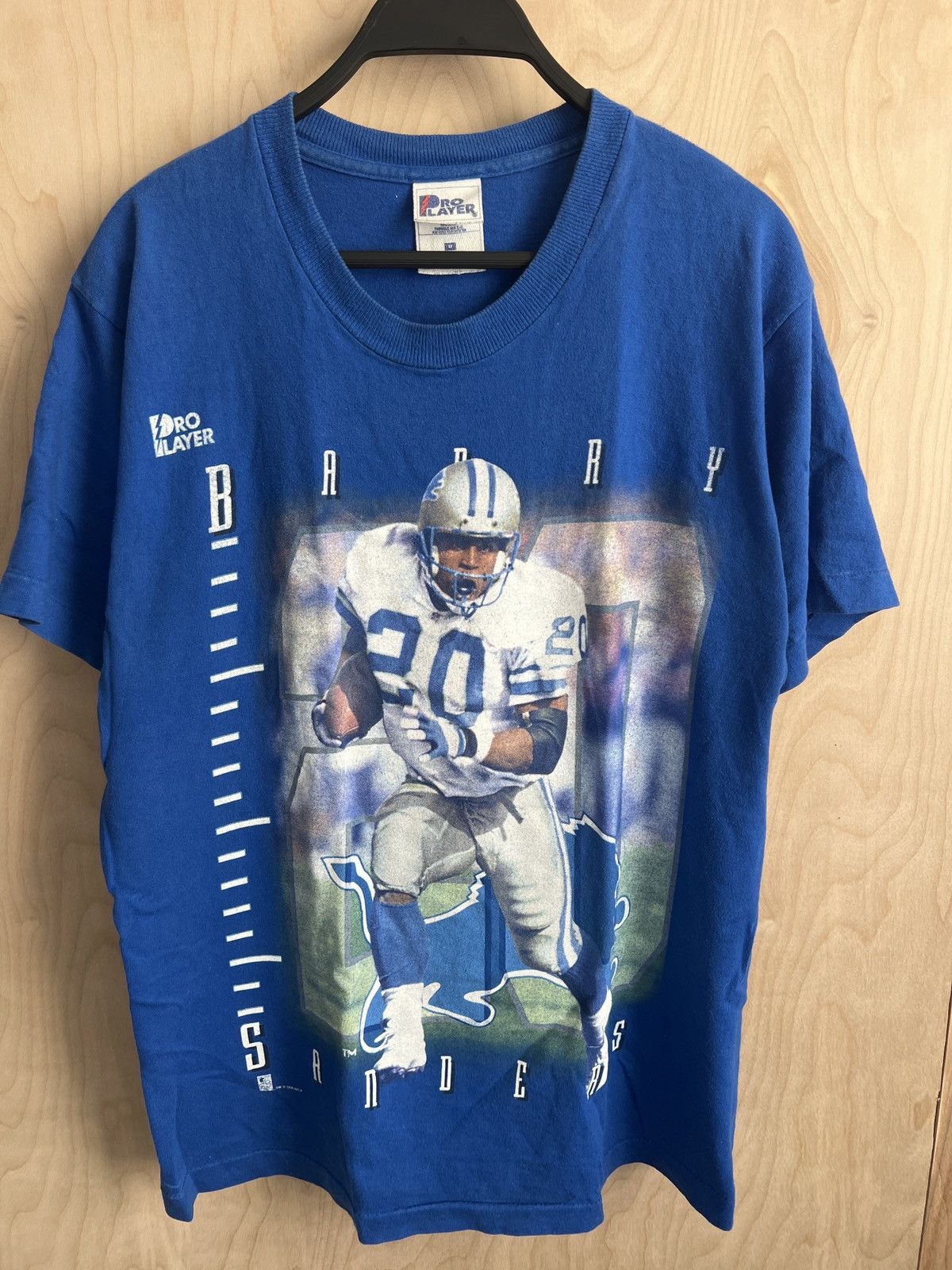 Pro Player Vintage Pro Player Lions Barry Sanders Tee Size US M / EU 48-50 / 2 - 3 Thumbnail
