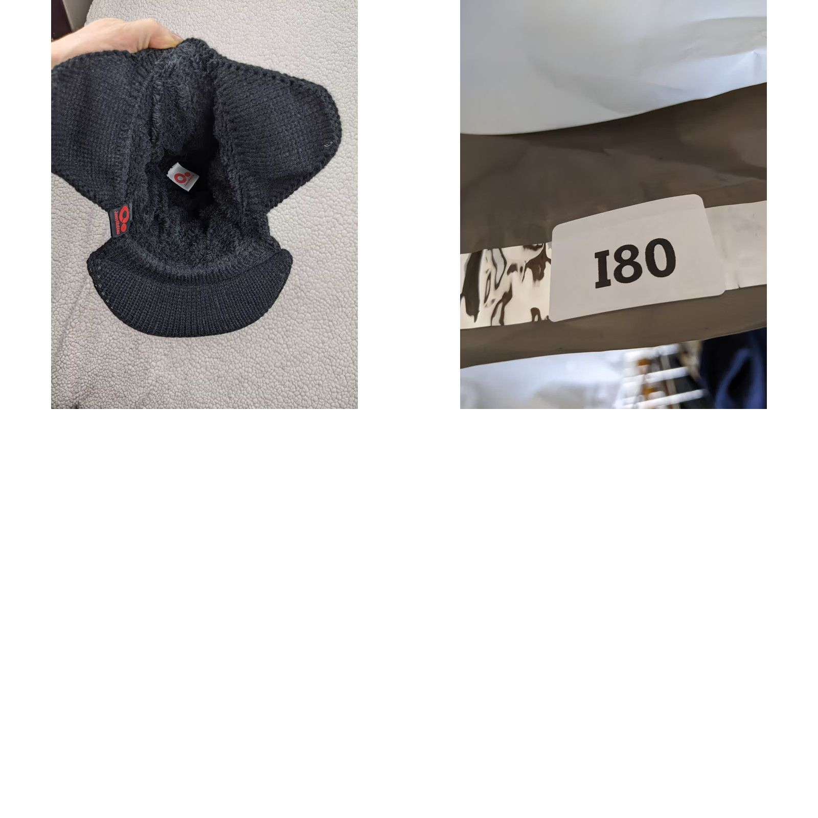 Vintage Janey & Rubbins Hat Beanie Gray Lined Faux Fur Chunky Knit 3D Adult One Size Knit Beanie Mens Womens Unisex Accessories Size ONE SIZE - 8 Thumbnail
