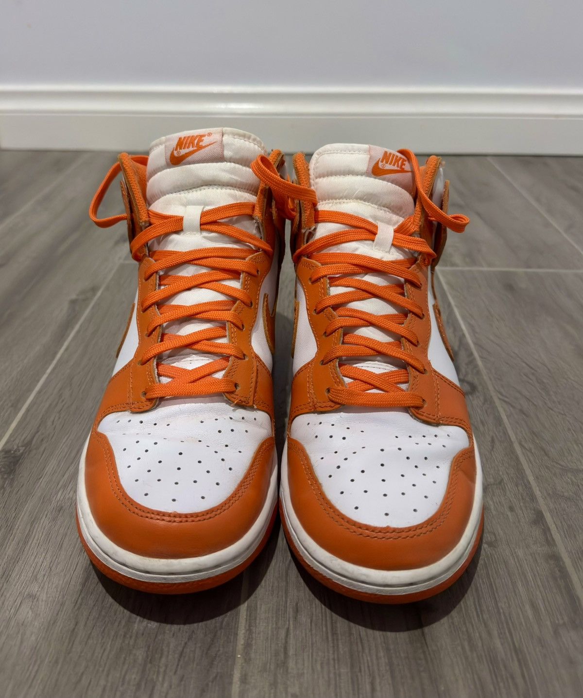 Nike Nike Dunk High Retro “Orange Blaze” Size US 9 / EU 42 - 5 Thumbnail