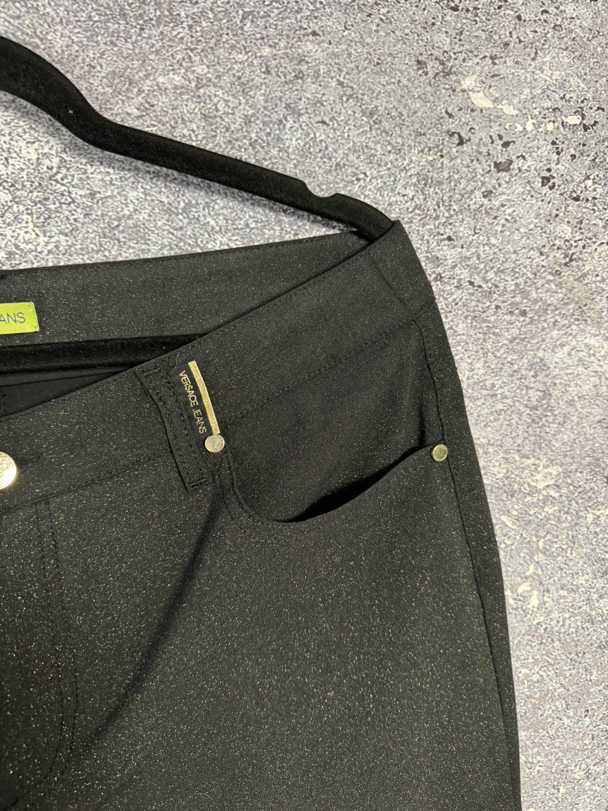 Versace Versace Jeans woman pants with silver y2k oldmoney Size 32" / US 10 / IT 46 - 9 Thumbnail