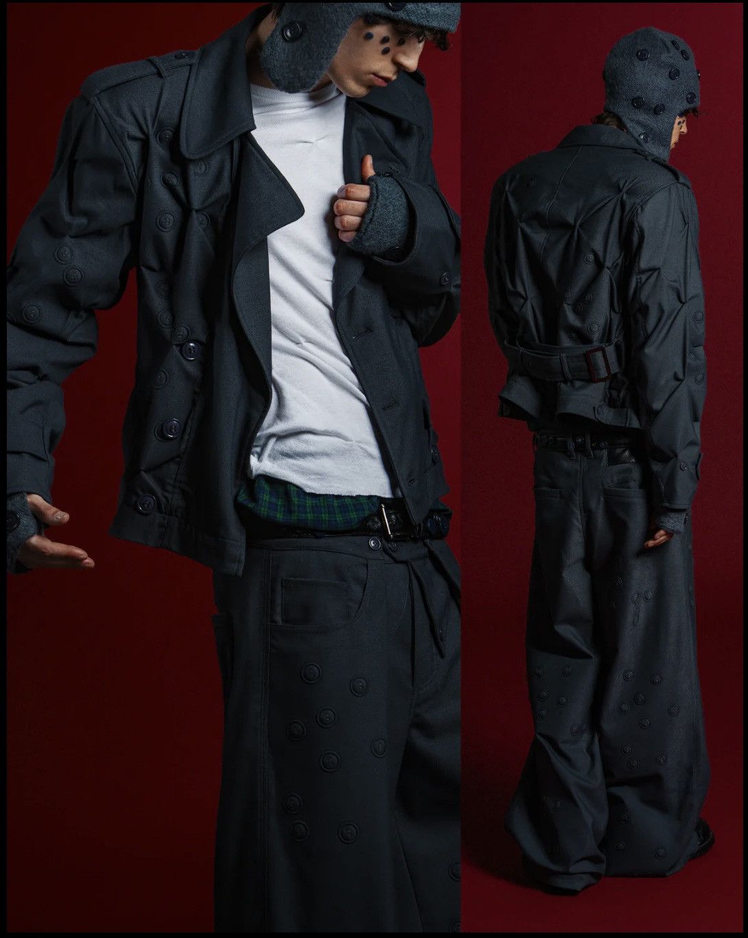 Bad Son Badson Buttons Convertible Coat Size US M / EU 48-50 / 2 - 6 Thumbnail