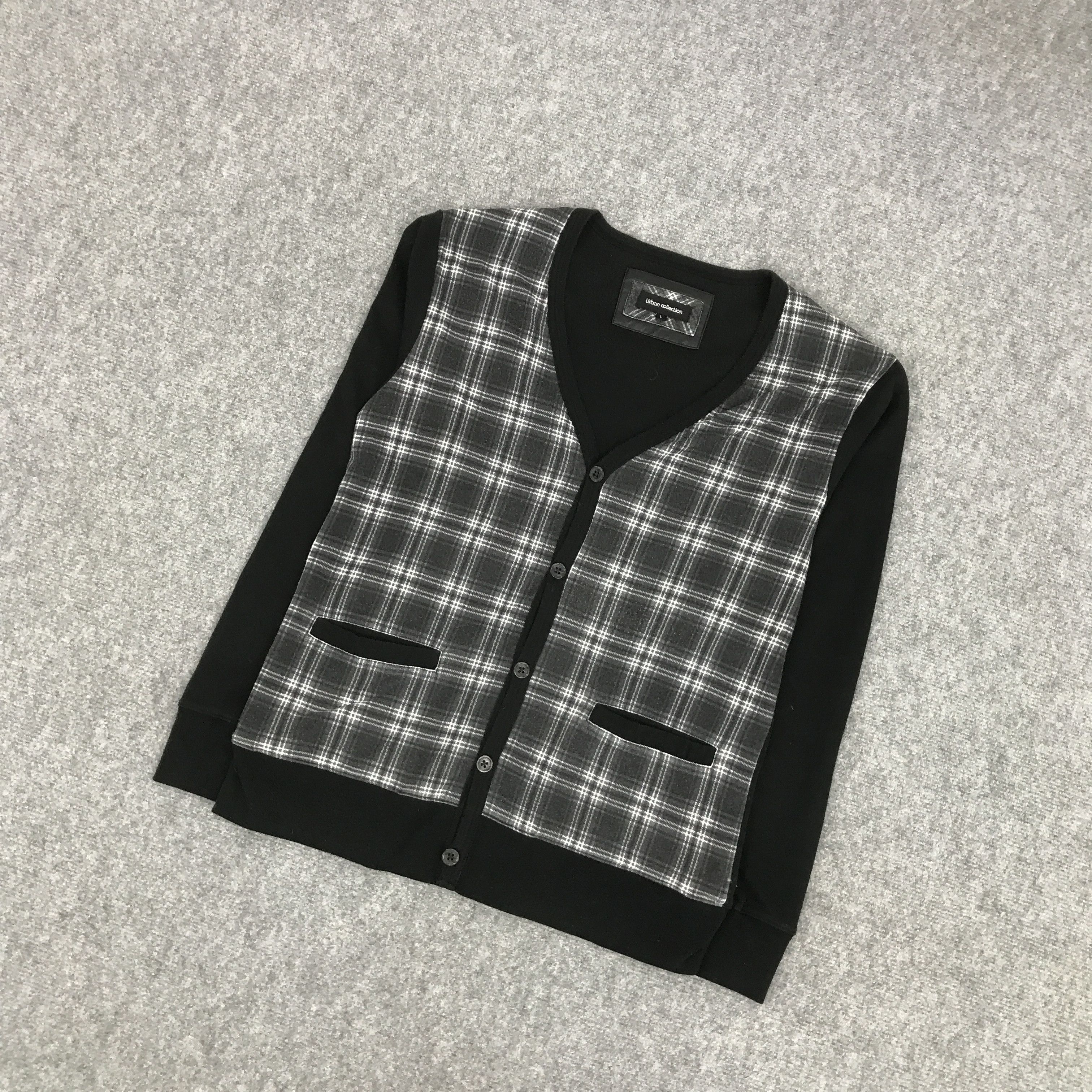 Japanese Brand × Vintage JAPAN STYLE URBAN COLLECTION CARDIGAN BUTTON JACKET Size US L / EU 52-54 / 3 - 5 Thumbnail