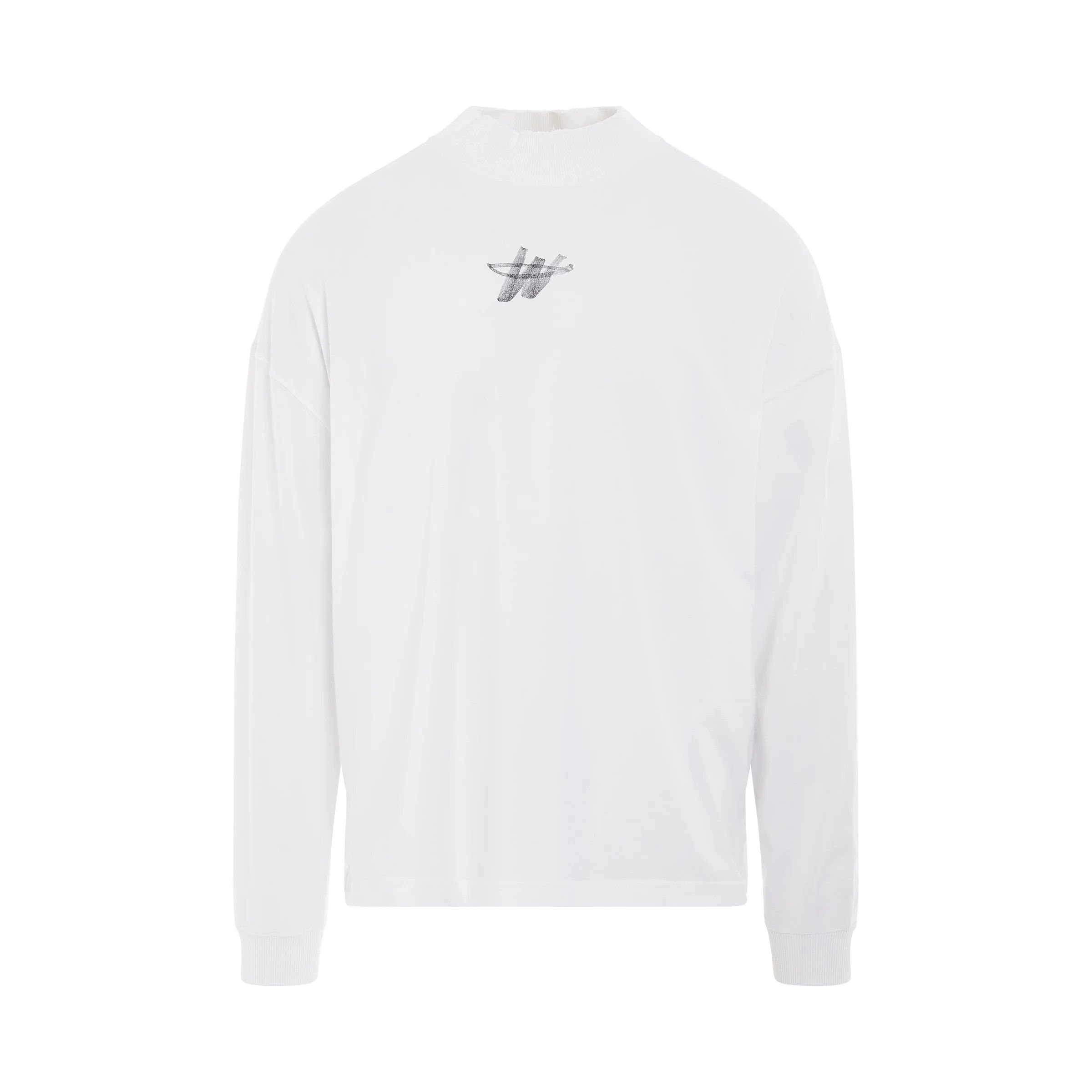 WE11DONE o1mris0824 Long Sleeve T-Shirt in White Size US S / EU 44-46 / 1 - 1 Thumbnail